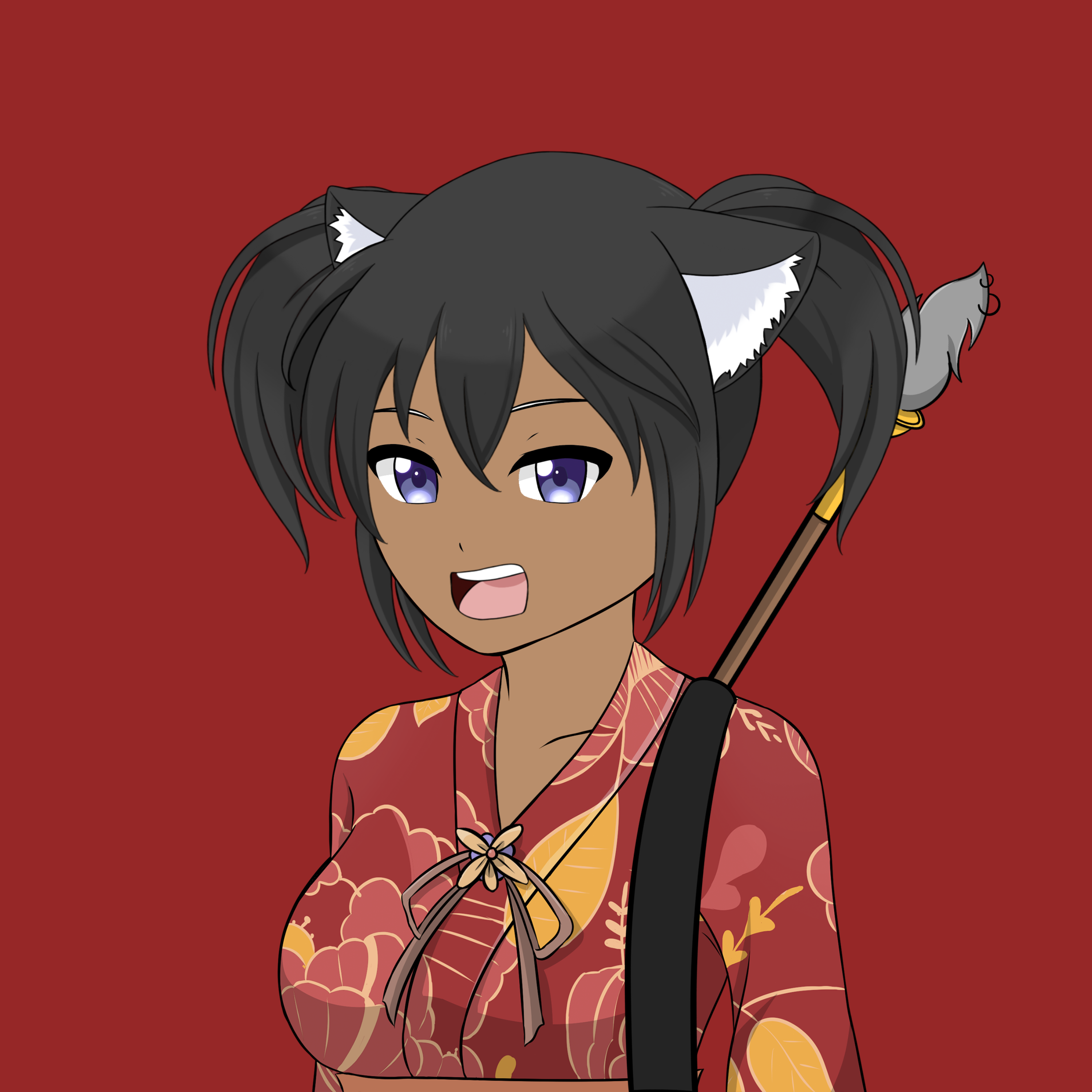 Catgirl Crew #227 NFT on Algorand