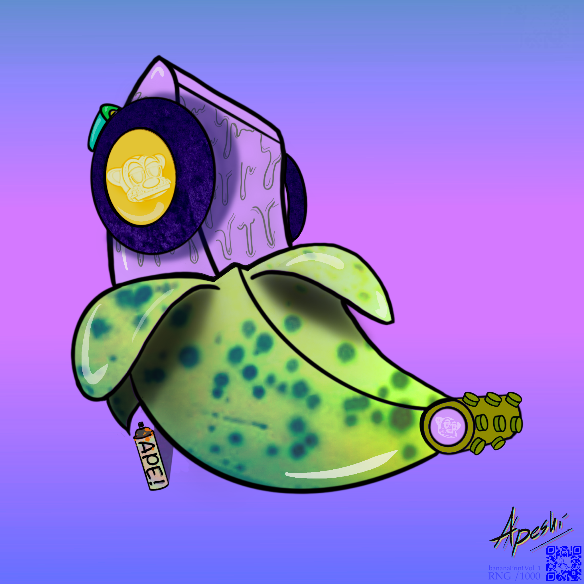 bananaPrint_Collection #369 NFT on Algorand
