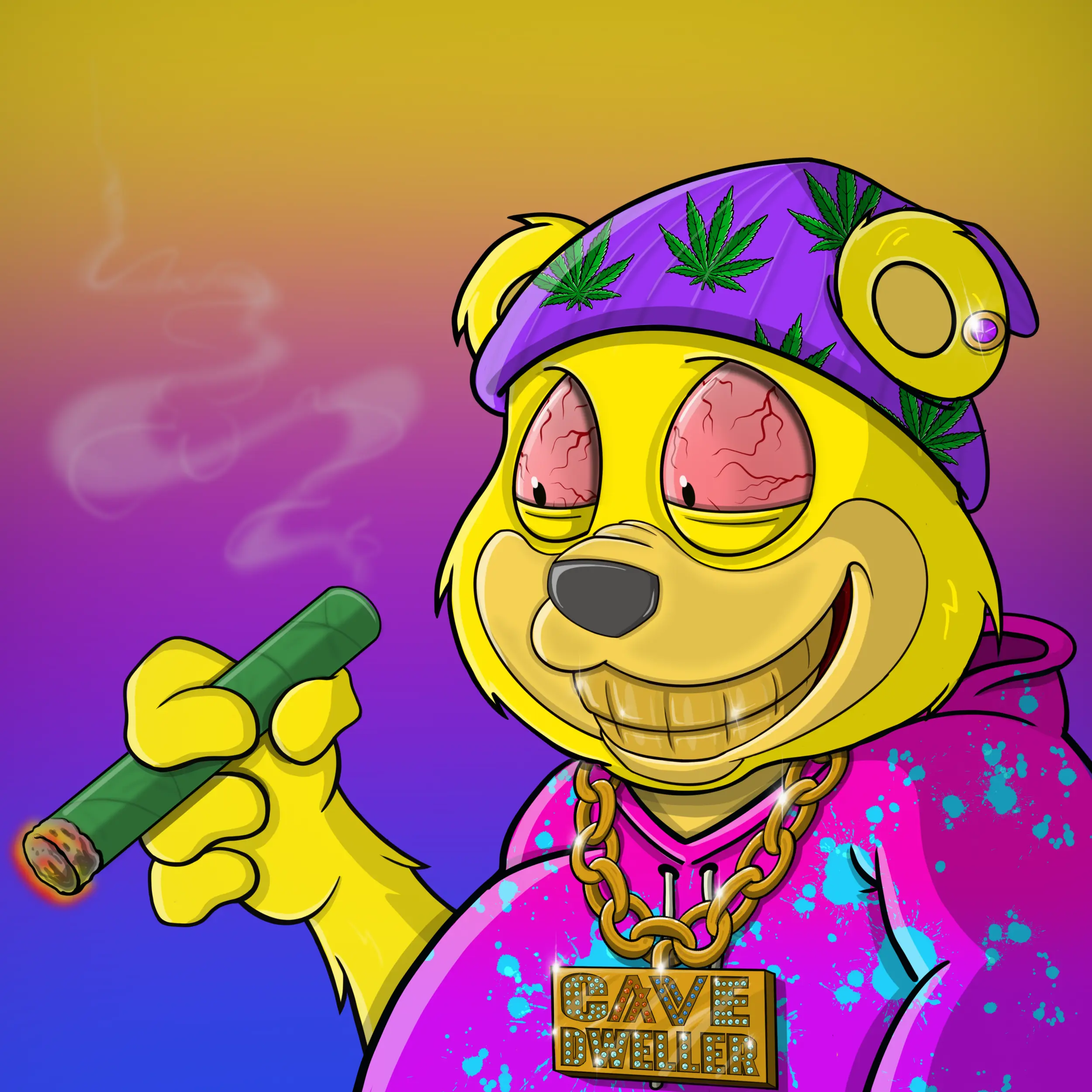 Burnin Bears #1551 NFT on Algorand