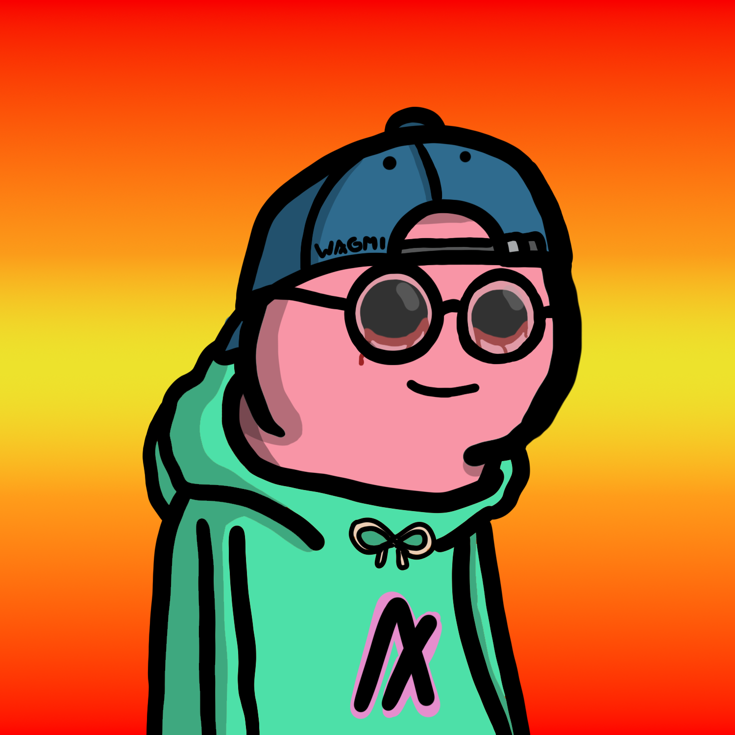 Happy Ghosteez #732 NFT on Algorand