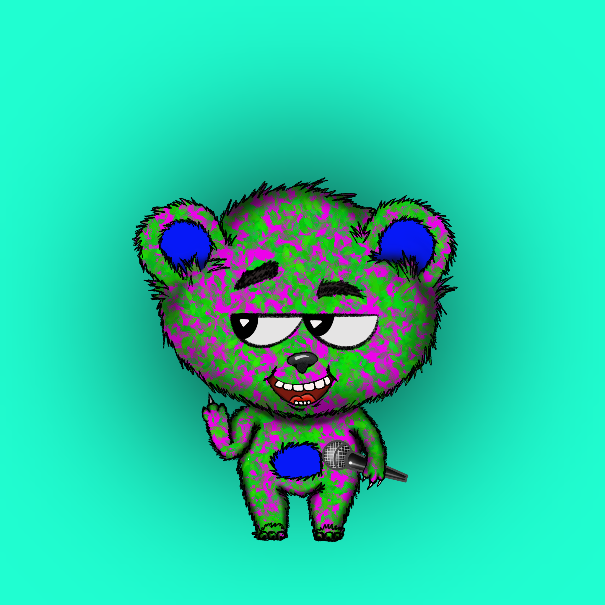 Sketchy Bears #457 NFT on Algorand