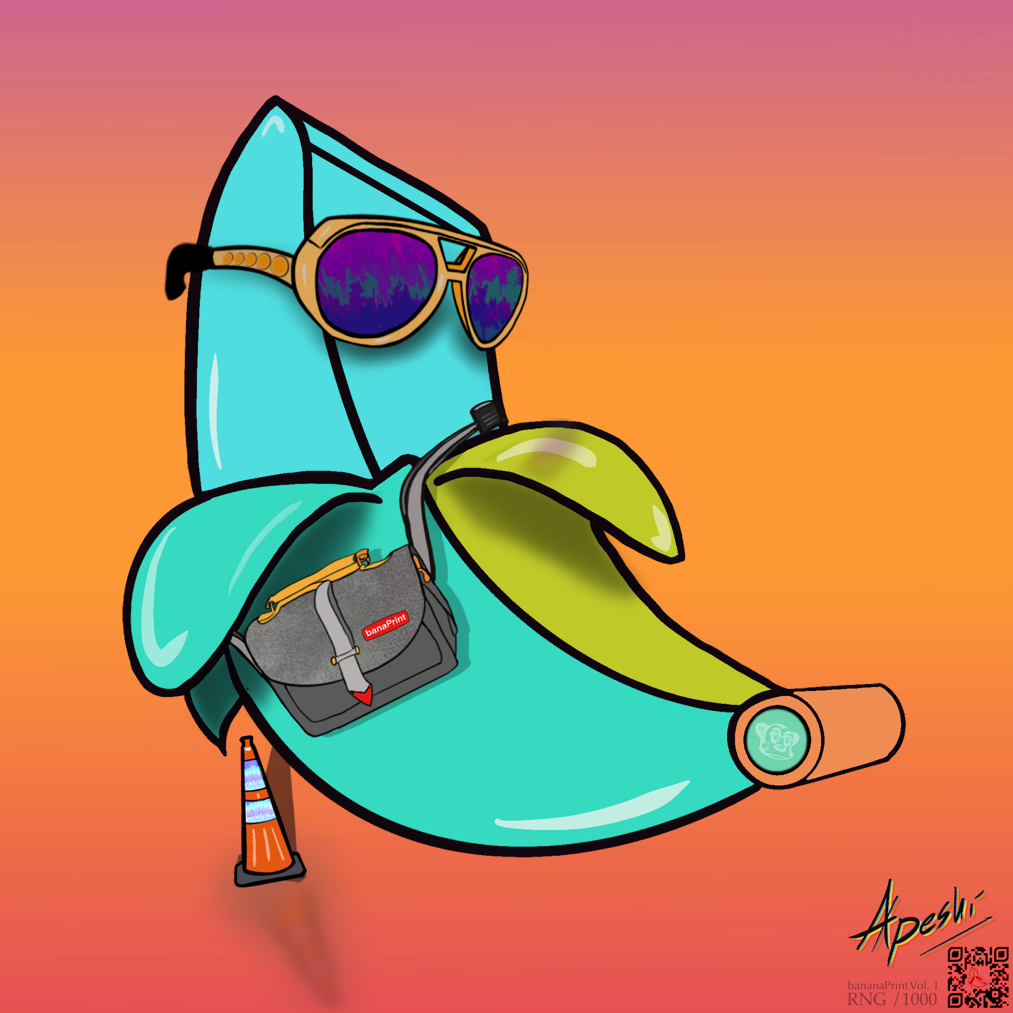 bananaPrint_Collection #294 NFT on Algorand