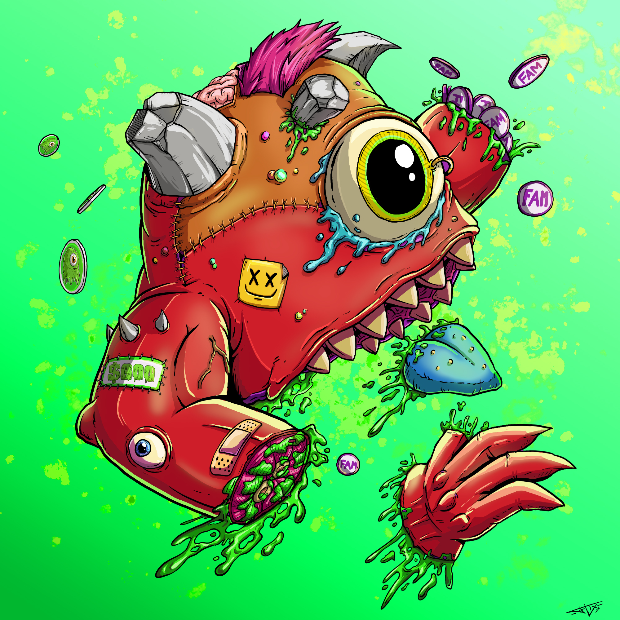 Gtoons - MONSTR Scrapper NFT on Algorand