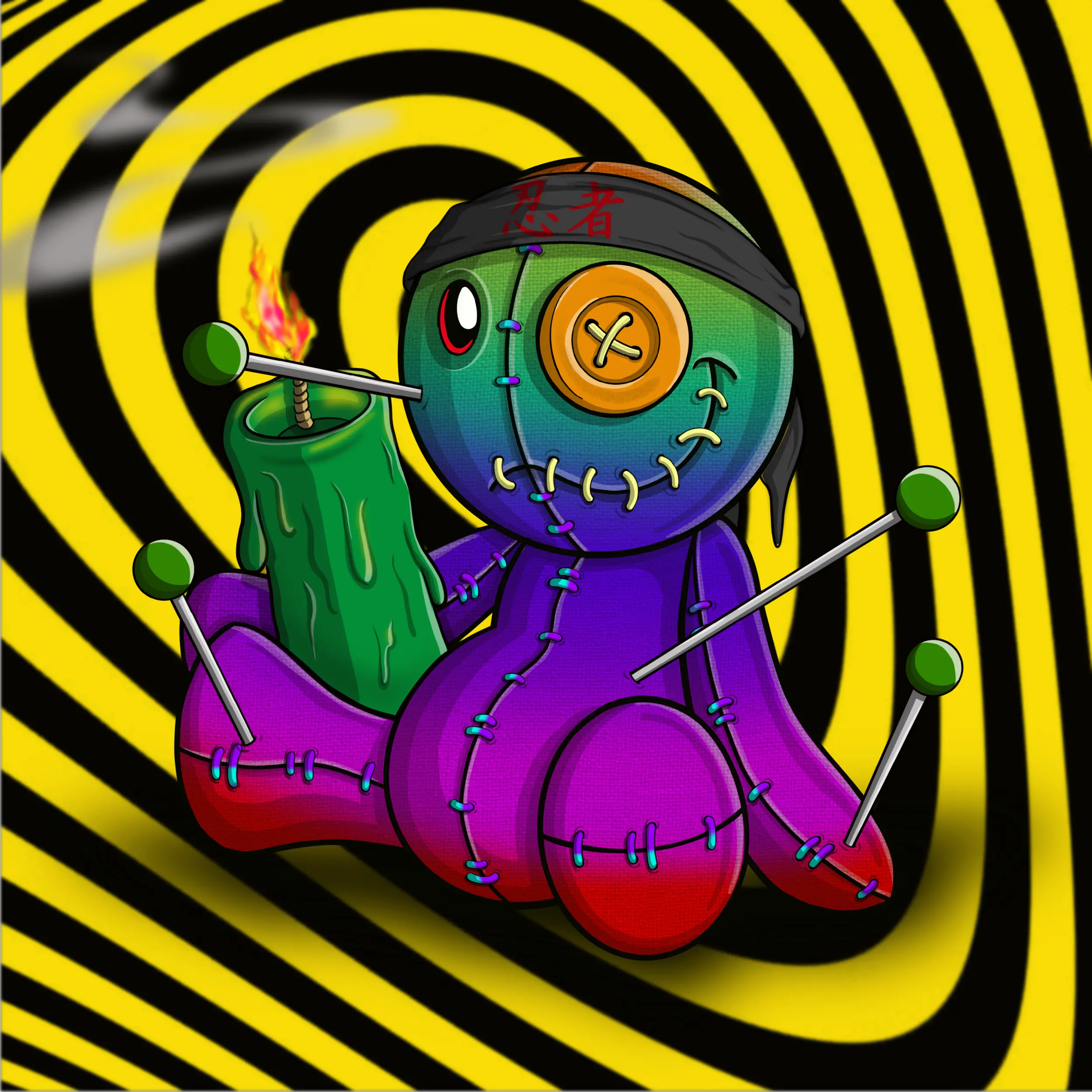 Trippy Stitch #297 NFT on Algorand