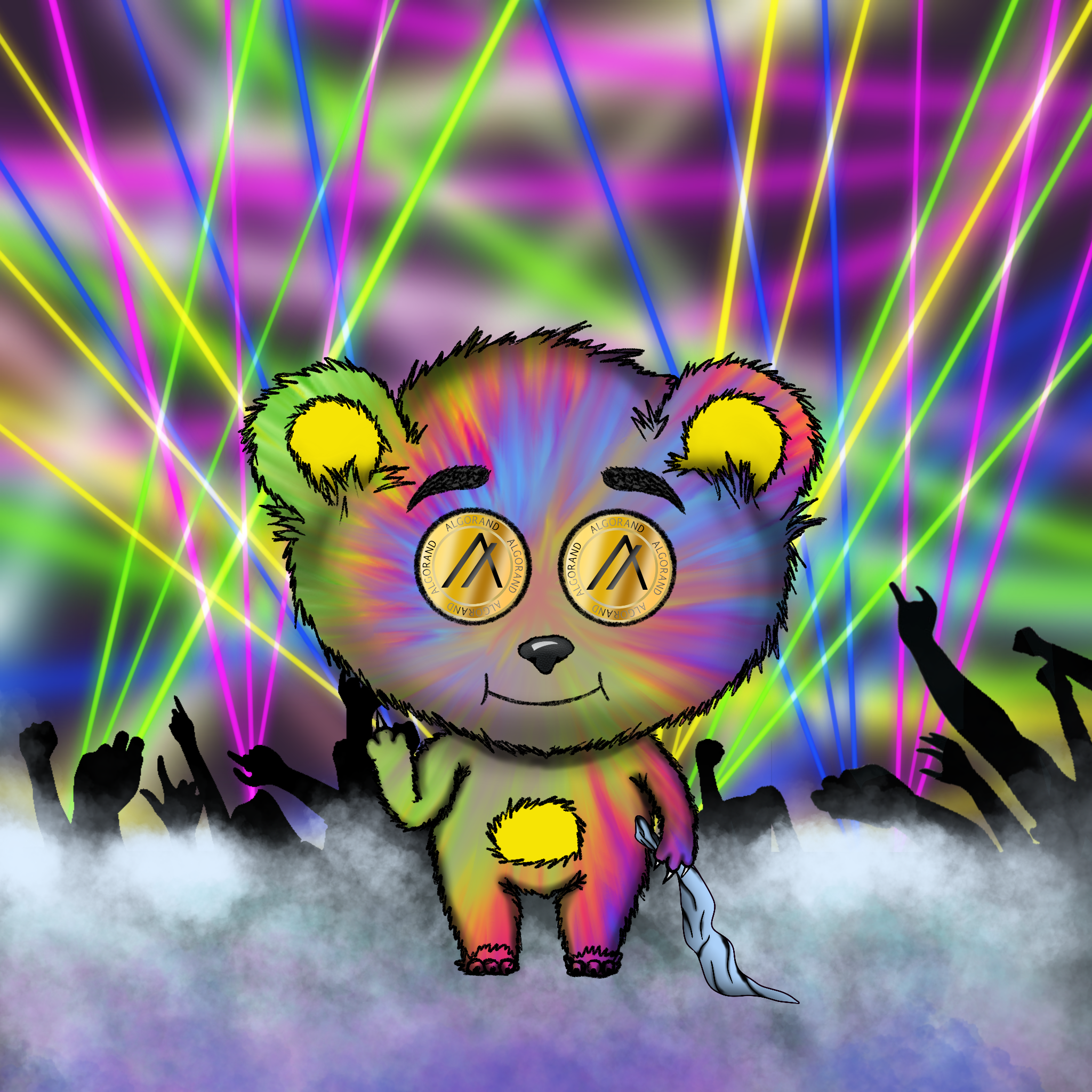 Sketchy Bears #448 NFT on Algorand