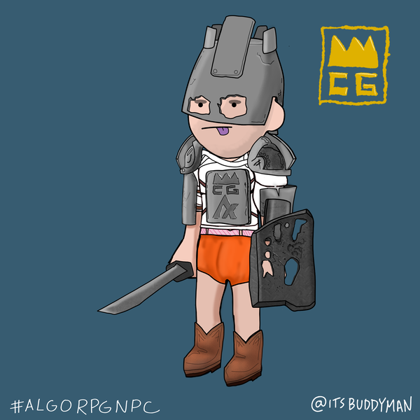 An image of ALGO RPG NPC #023 City Guard Ed