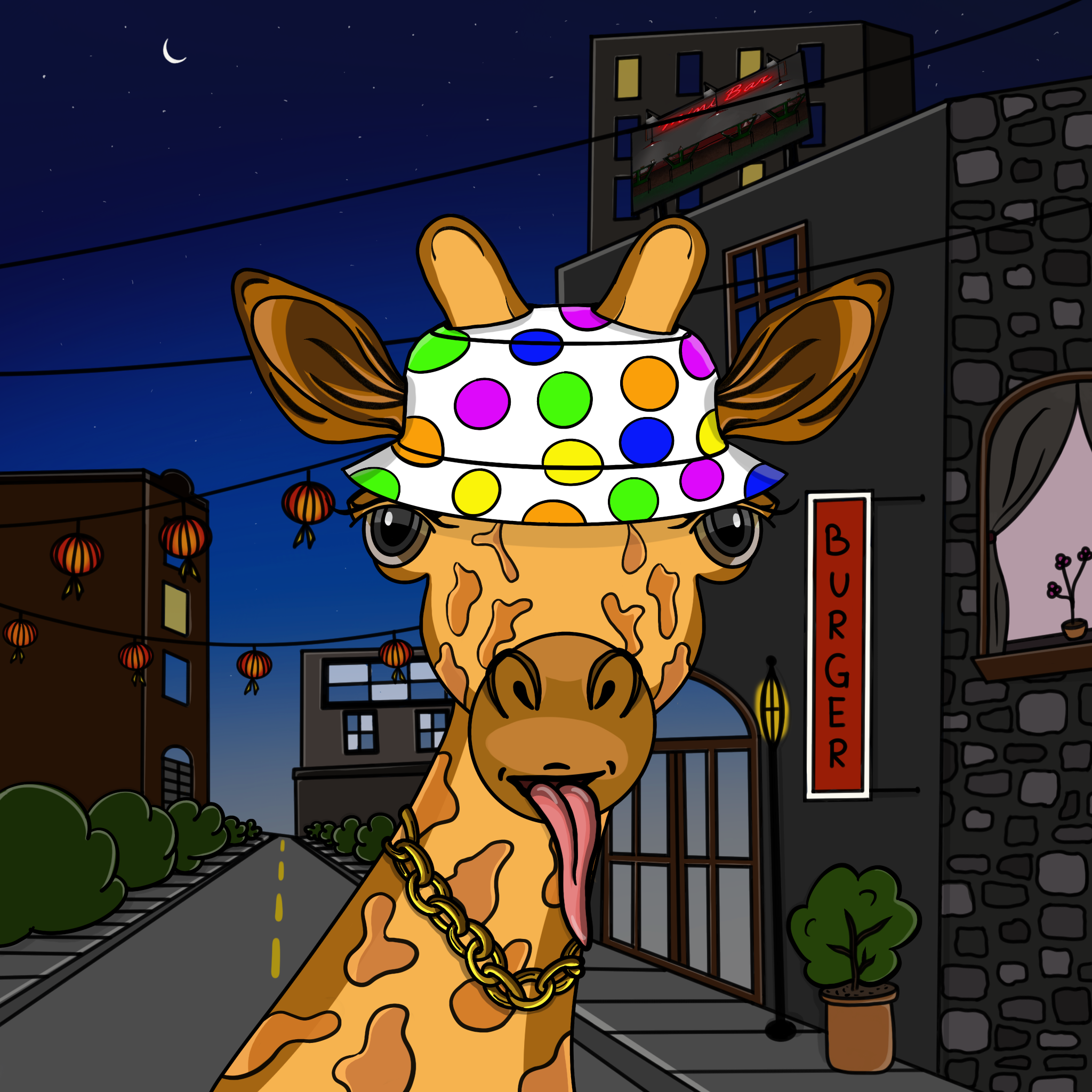 Cool Giraffe #104 NFT on Algorand