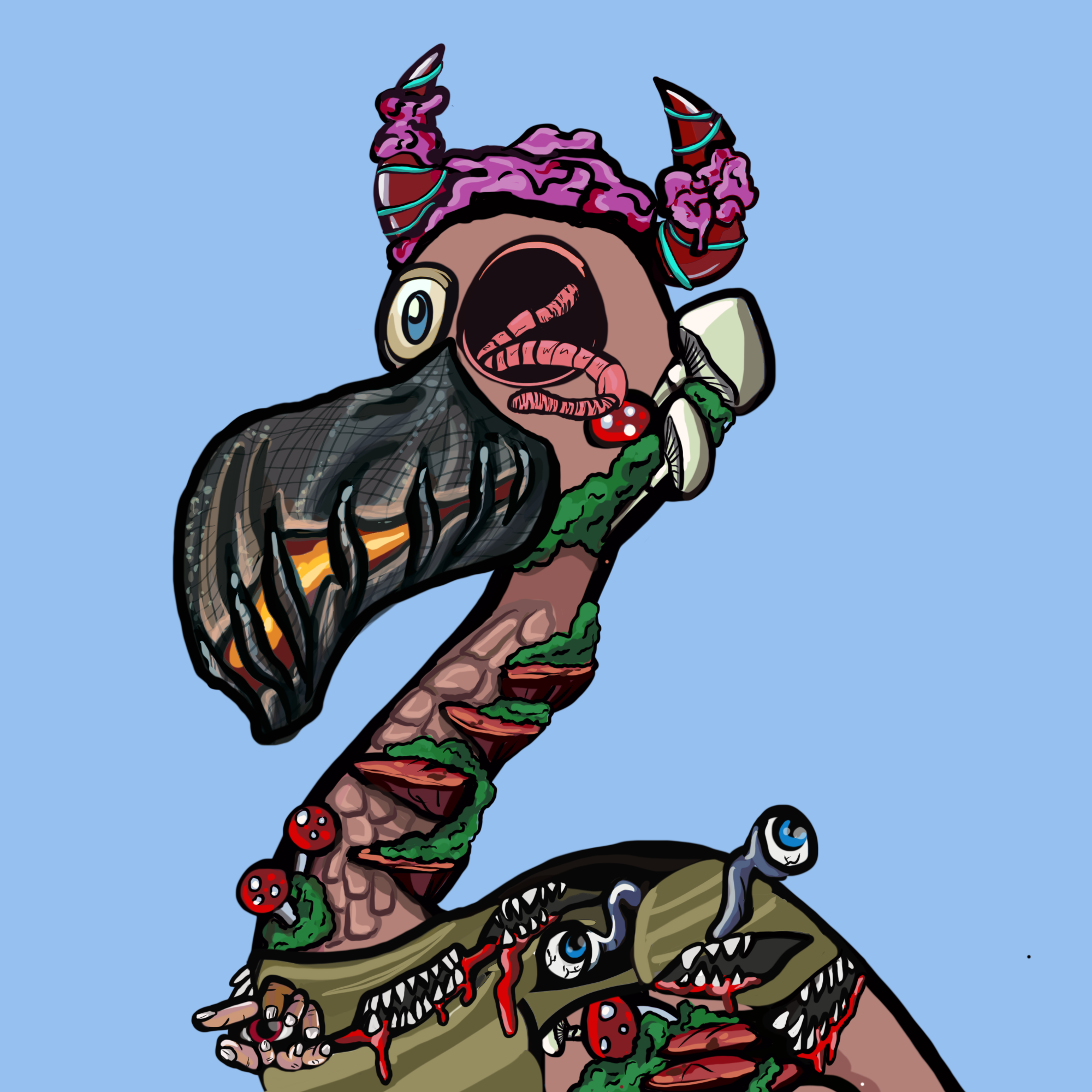 Monster Mingo #91 NFT on Algorand