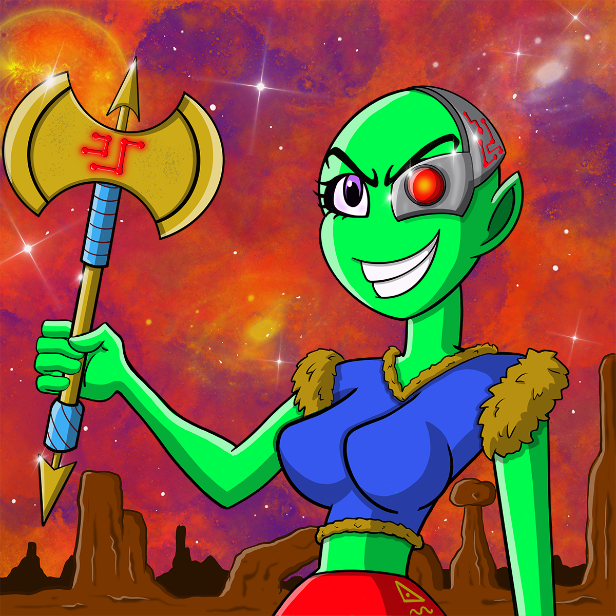Incognito Alien Club GEN2 #371 NFT on Algorand