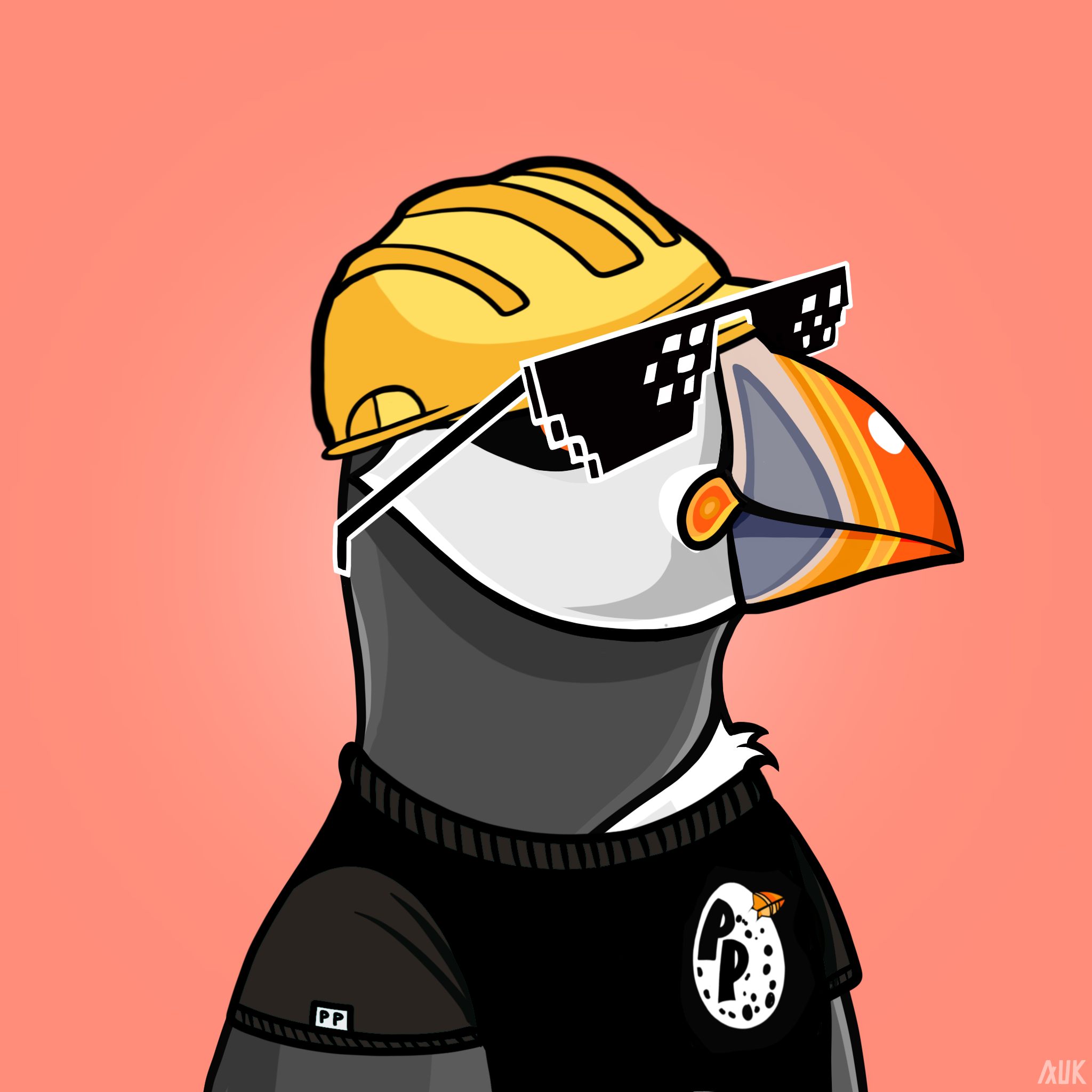Poppin Puffins #5912 NFT on Algorand