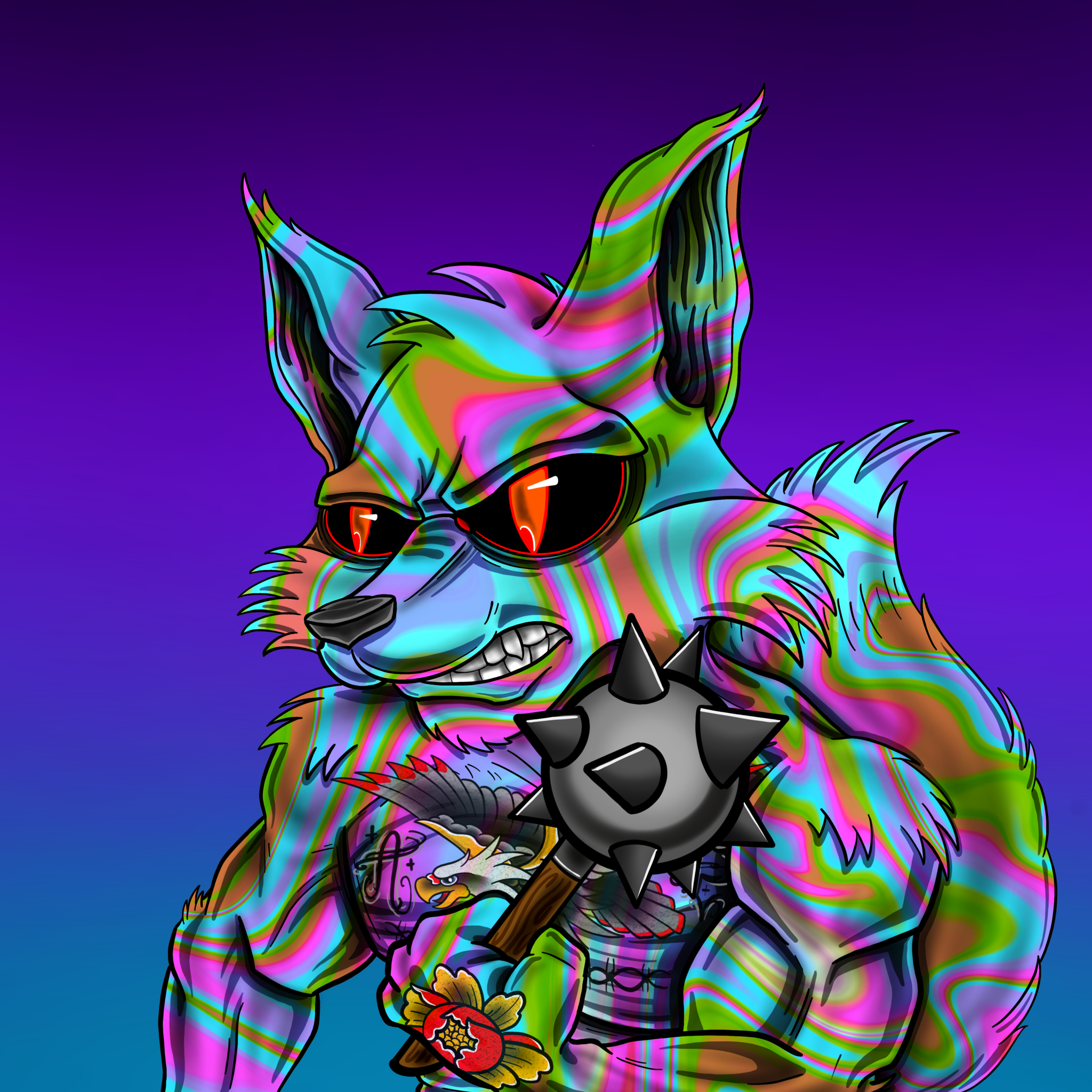 AlgoFoxCREW #167 NFT on Algorand