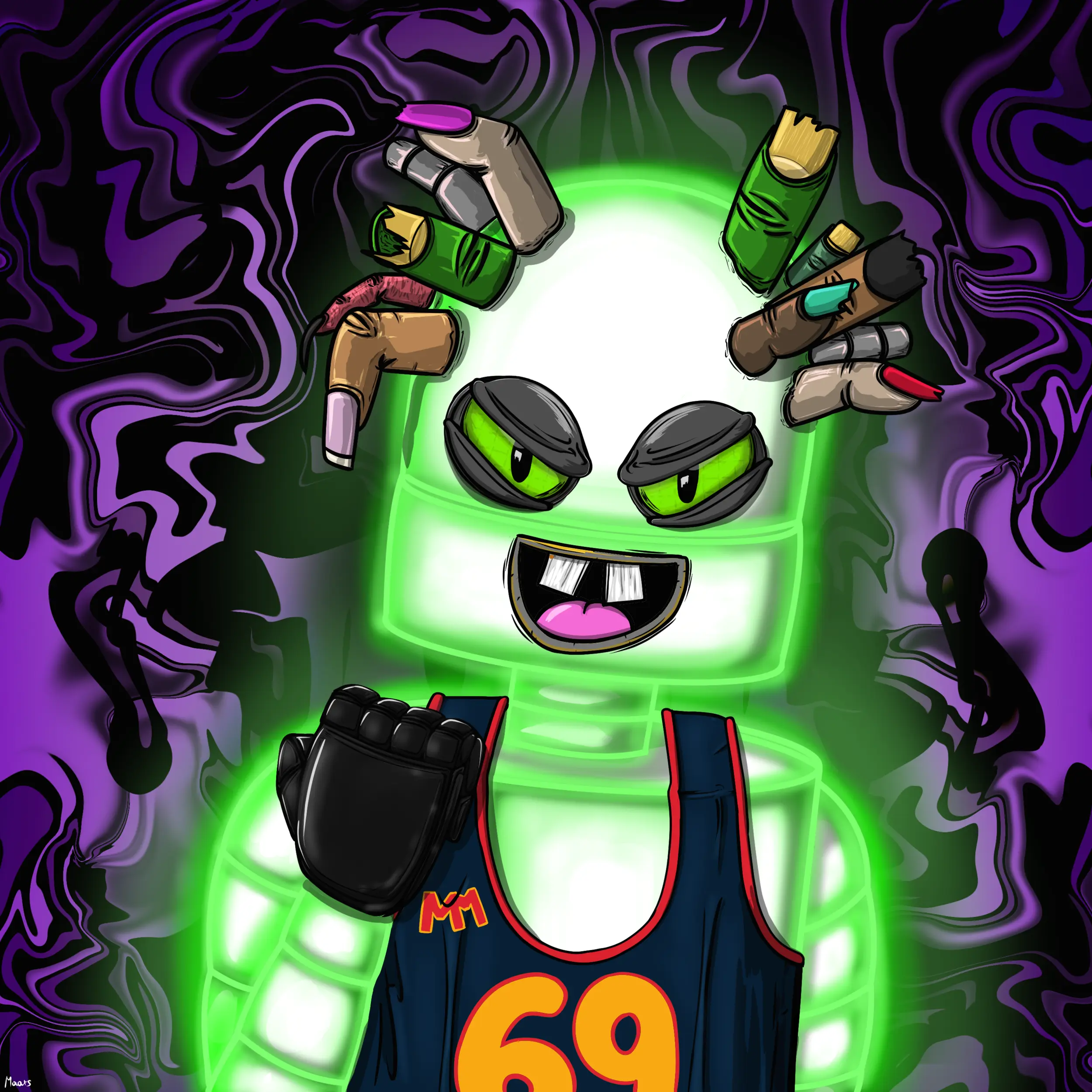Mental Marvin #3461 NFT on Algorand