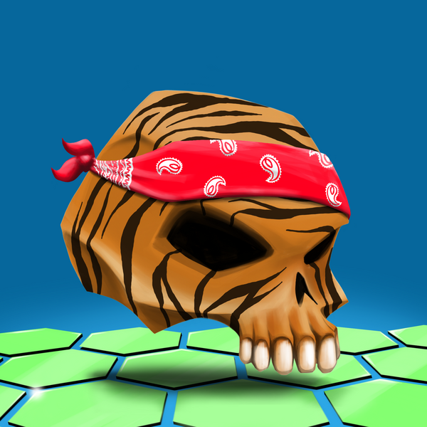 An image of AlgoSeas Skull #28