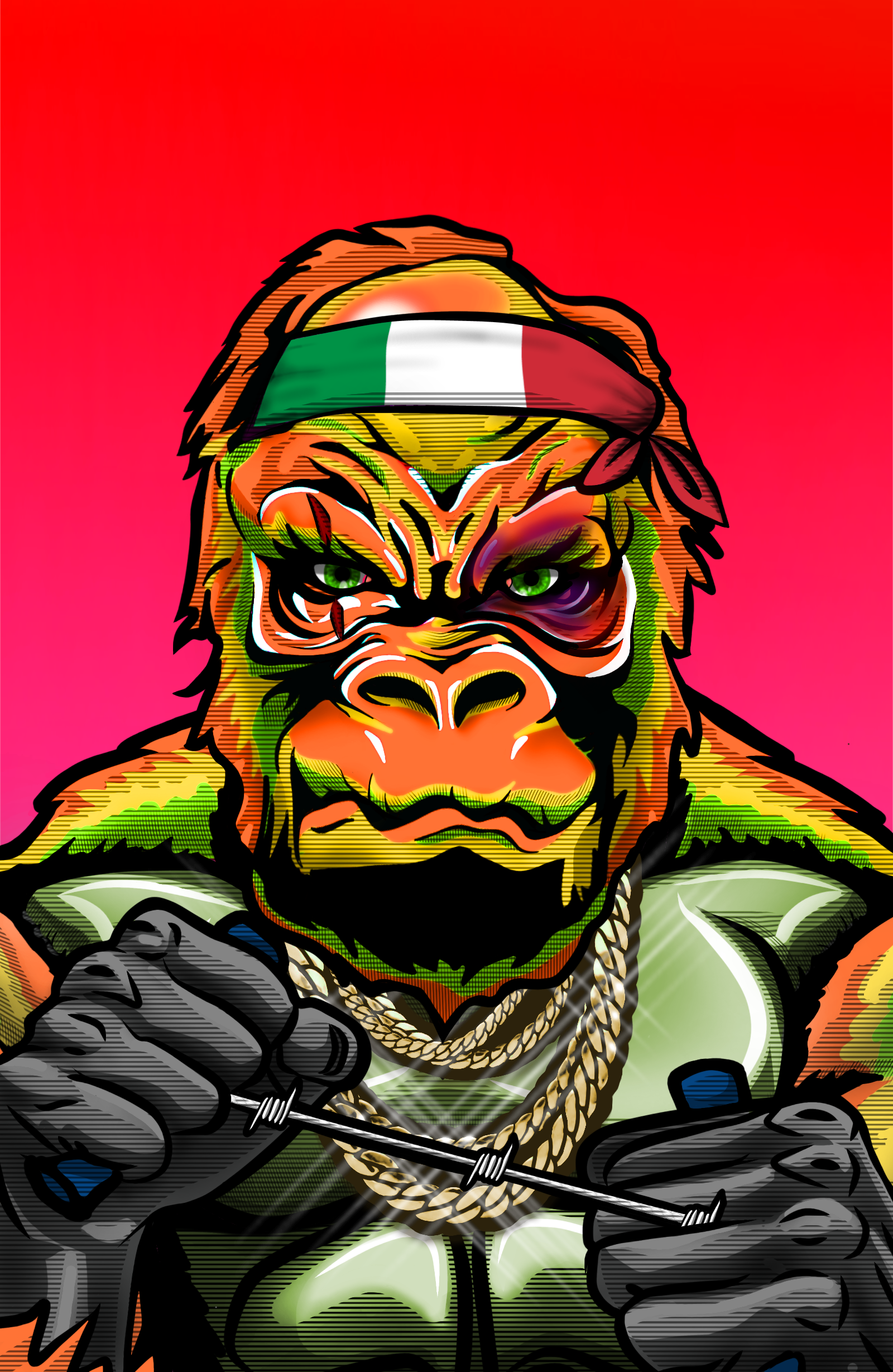 Gangster Gorilla 703 NFT on Algorand