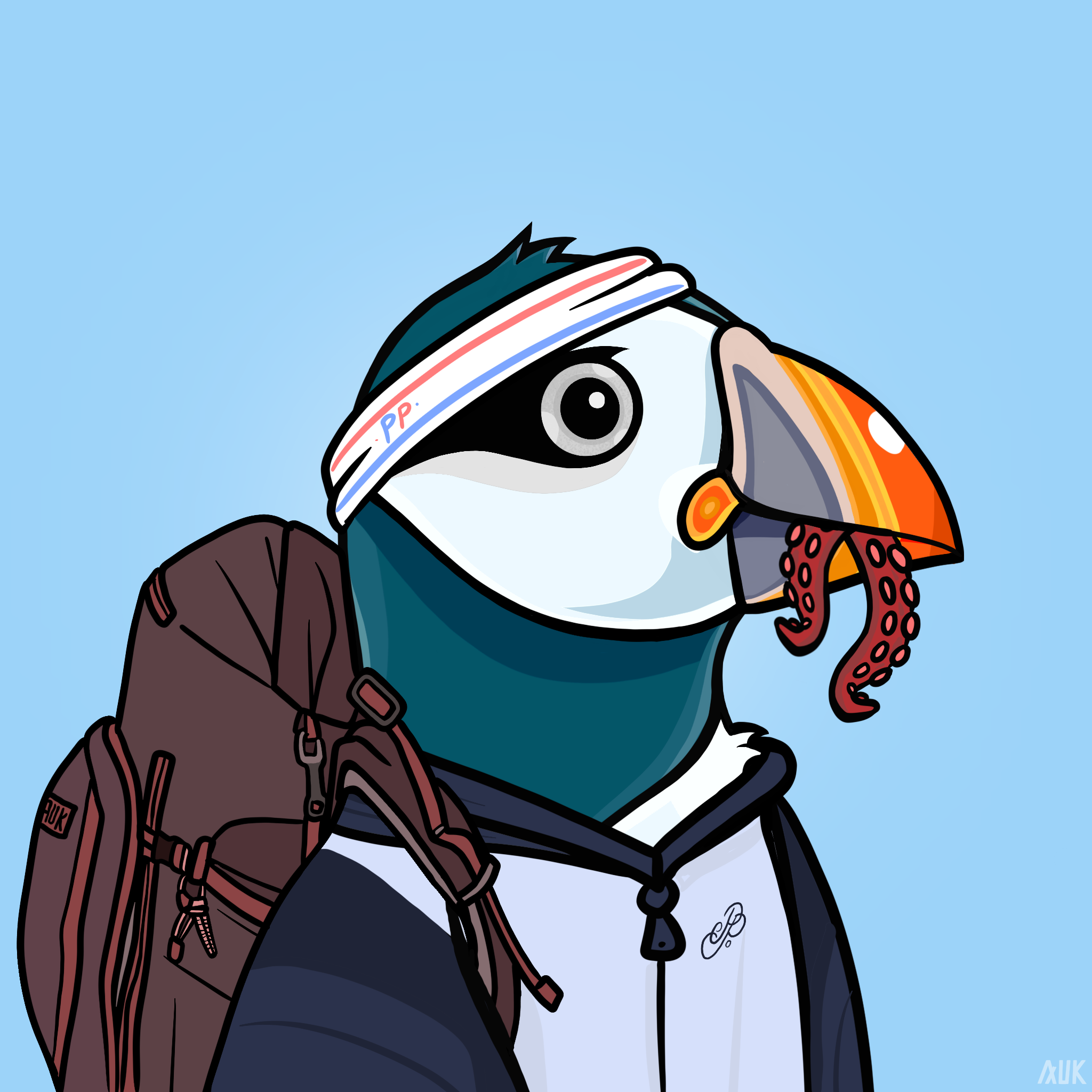 Poppin Puffins #9503 NFT on Algorand