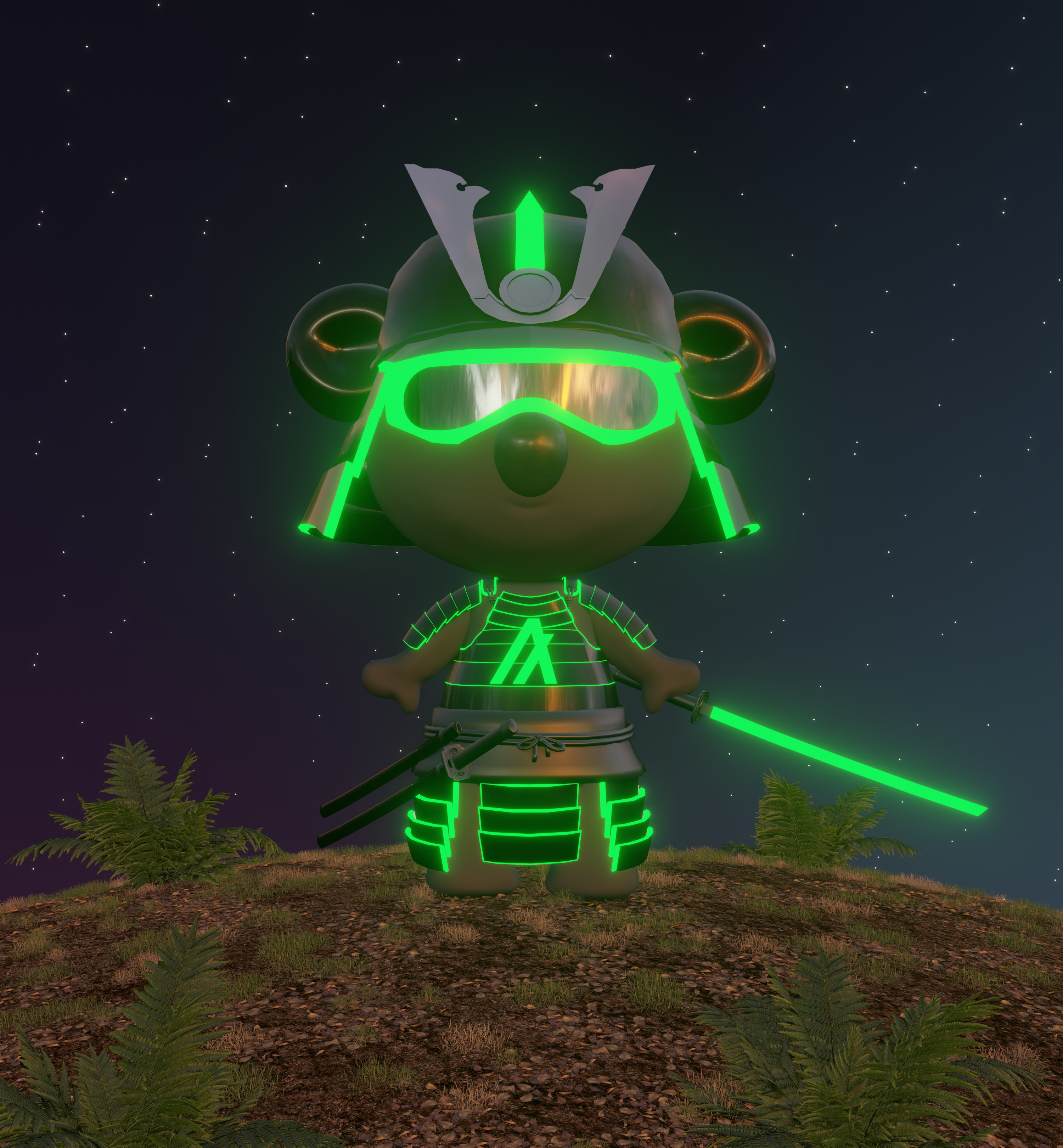 Green Samurai NFT on Algorand