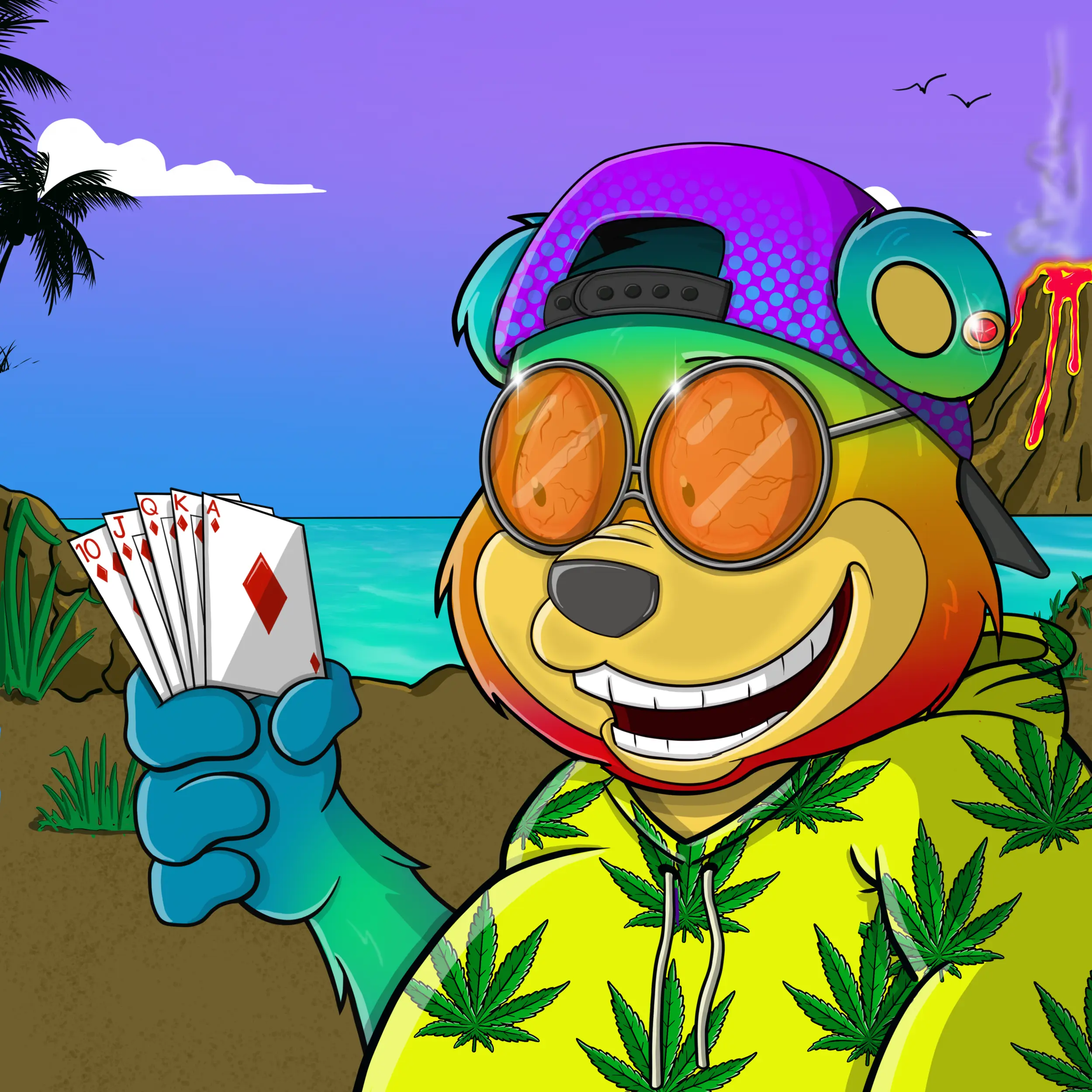 Burnin Bears #1346 NFT on Algorand