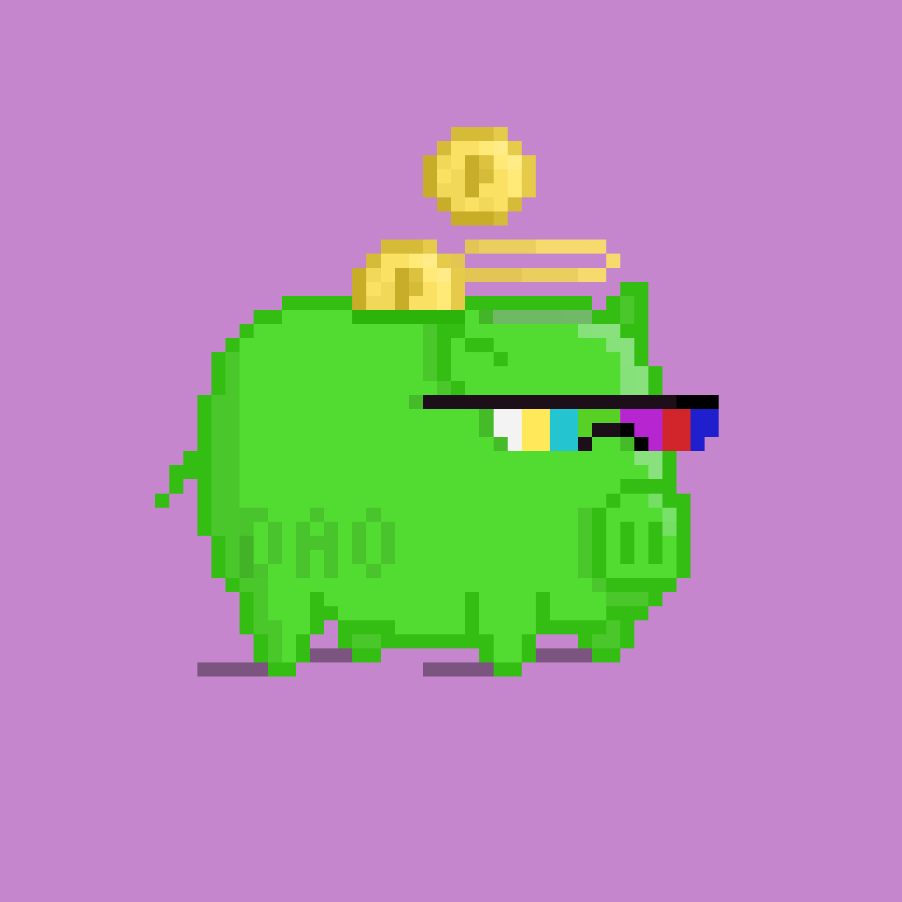 Pixel Pigs #123 NFT on Algorand