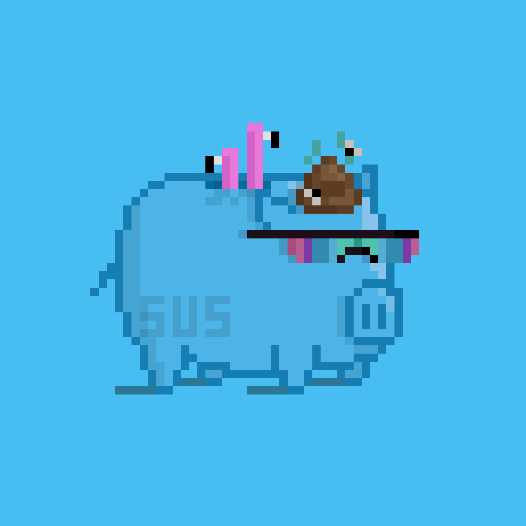 Pixel Pigs #129 NFT on Algorand