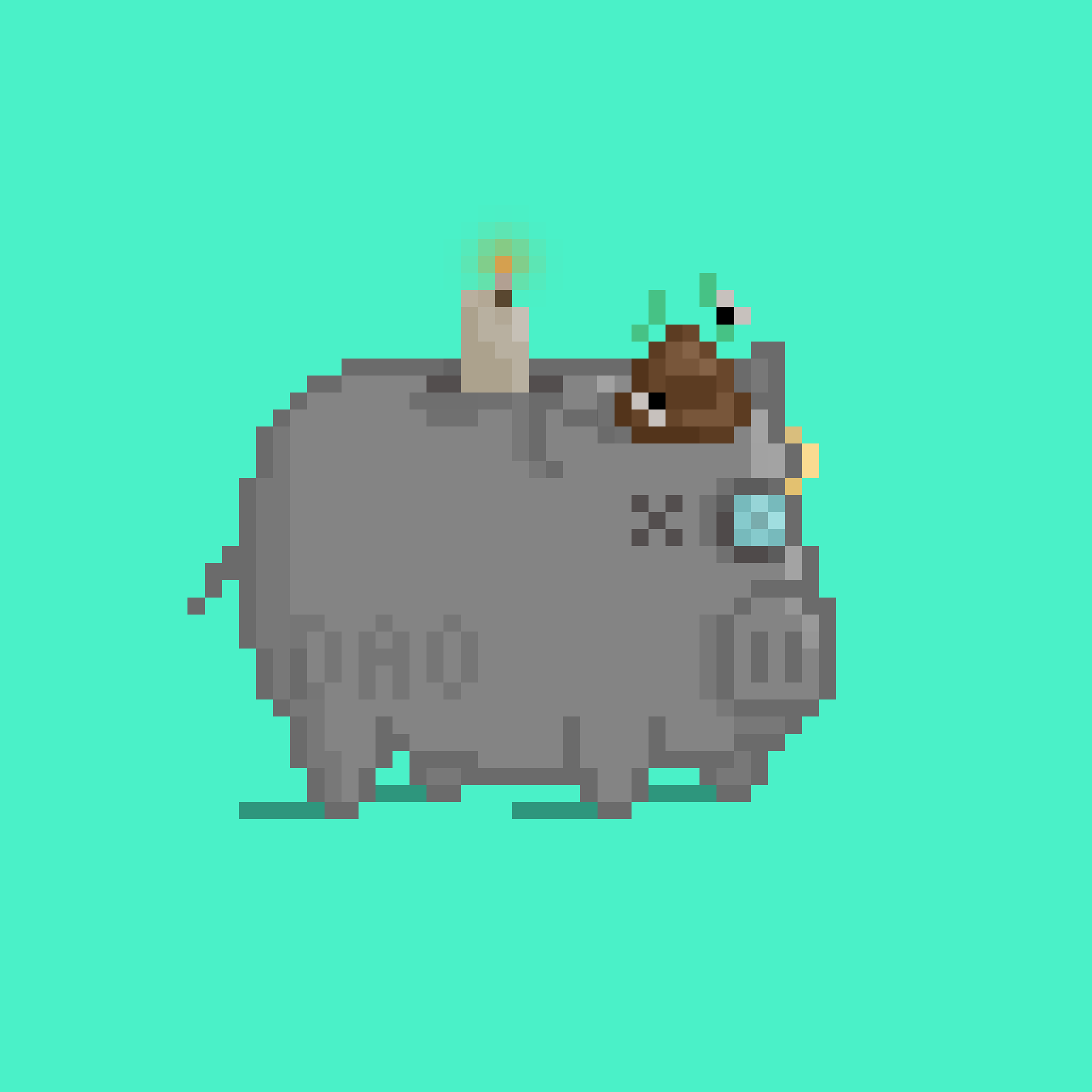 Pixel Pigs #132 NFT on Algorand