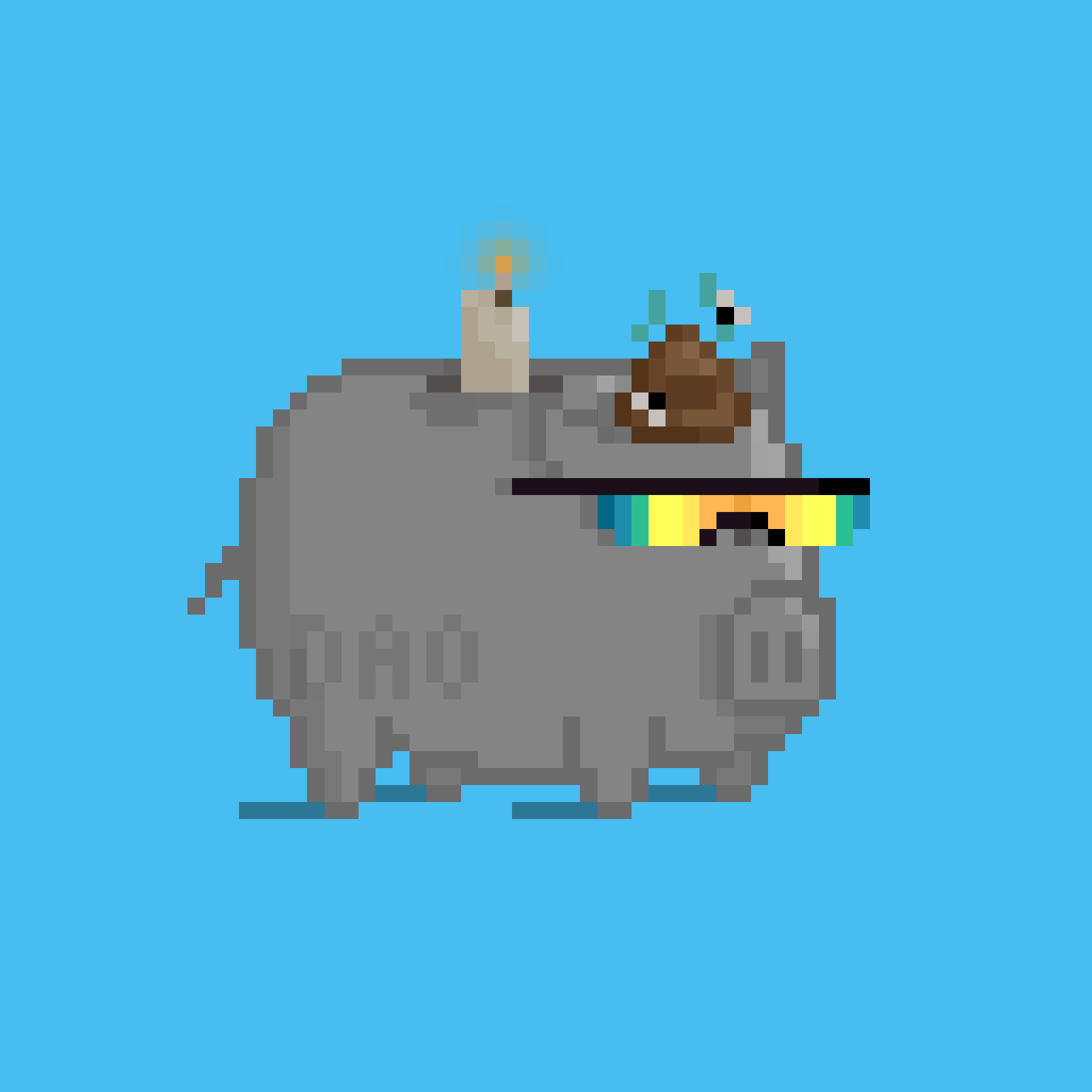Pixel Pigs #134 NFT on Algorand