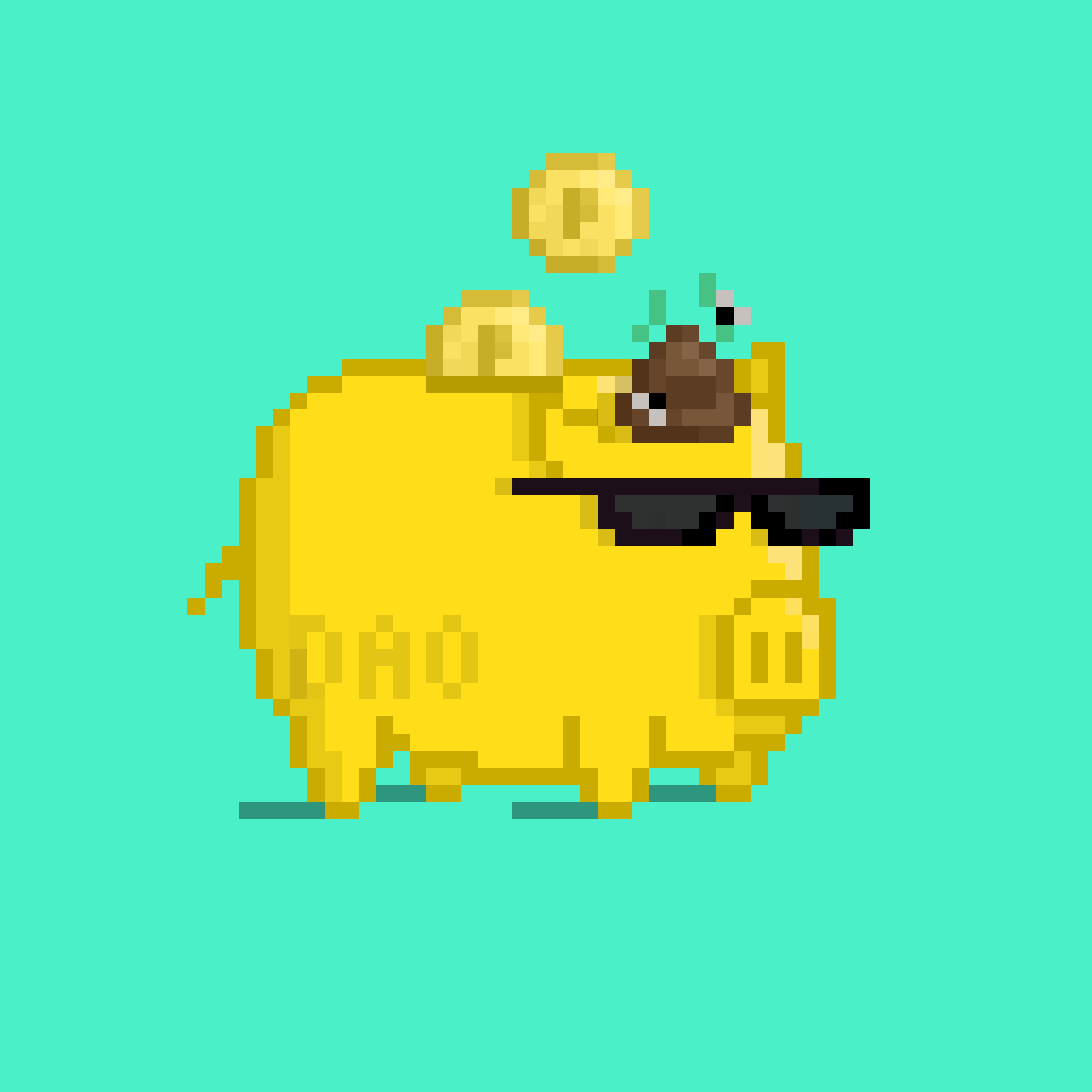 Pixel Pigs #243 NFT on Algorand