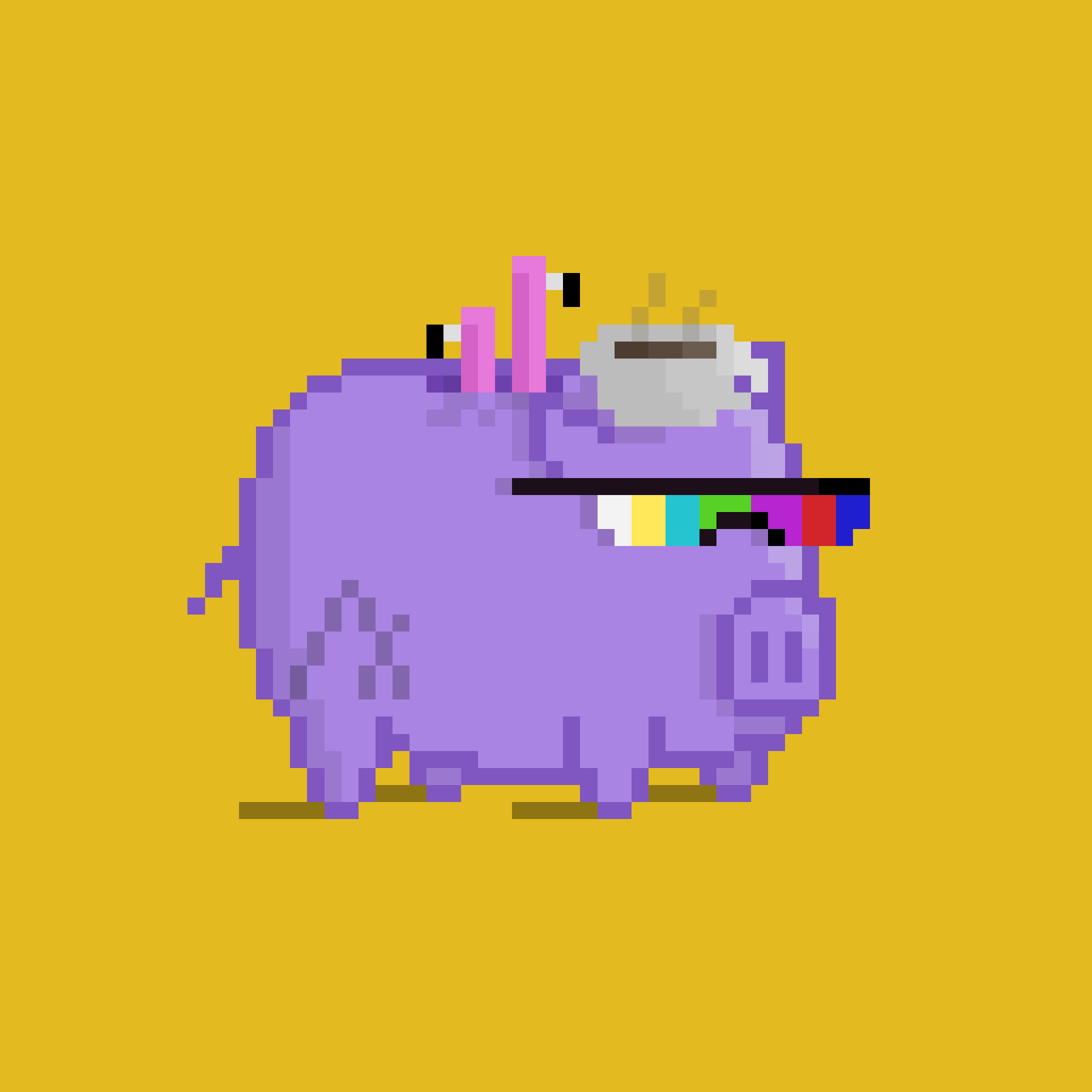 Pixel Pigs #253 NFT on Algorand