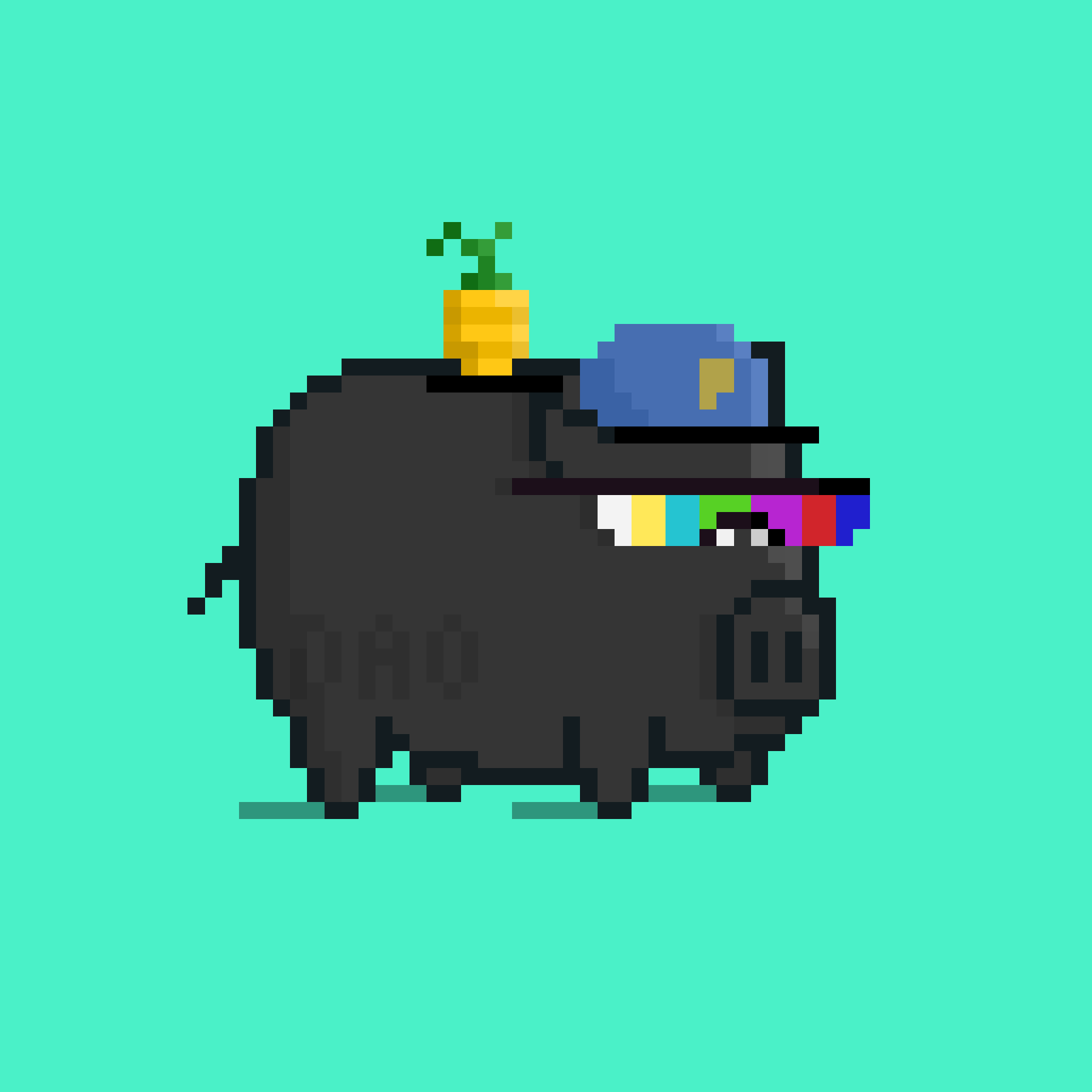 Pixel Pigs #37 NFT on Algorand
