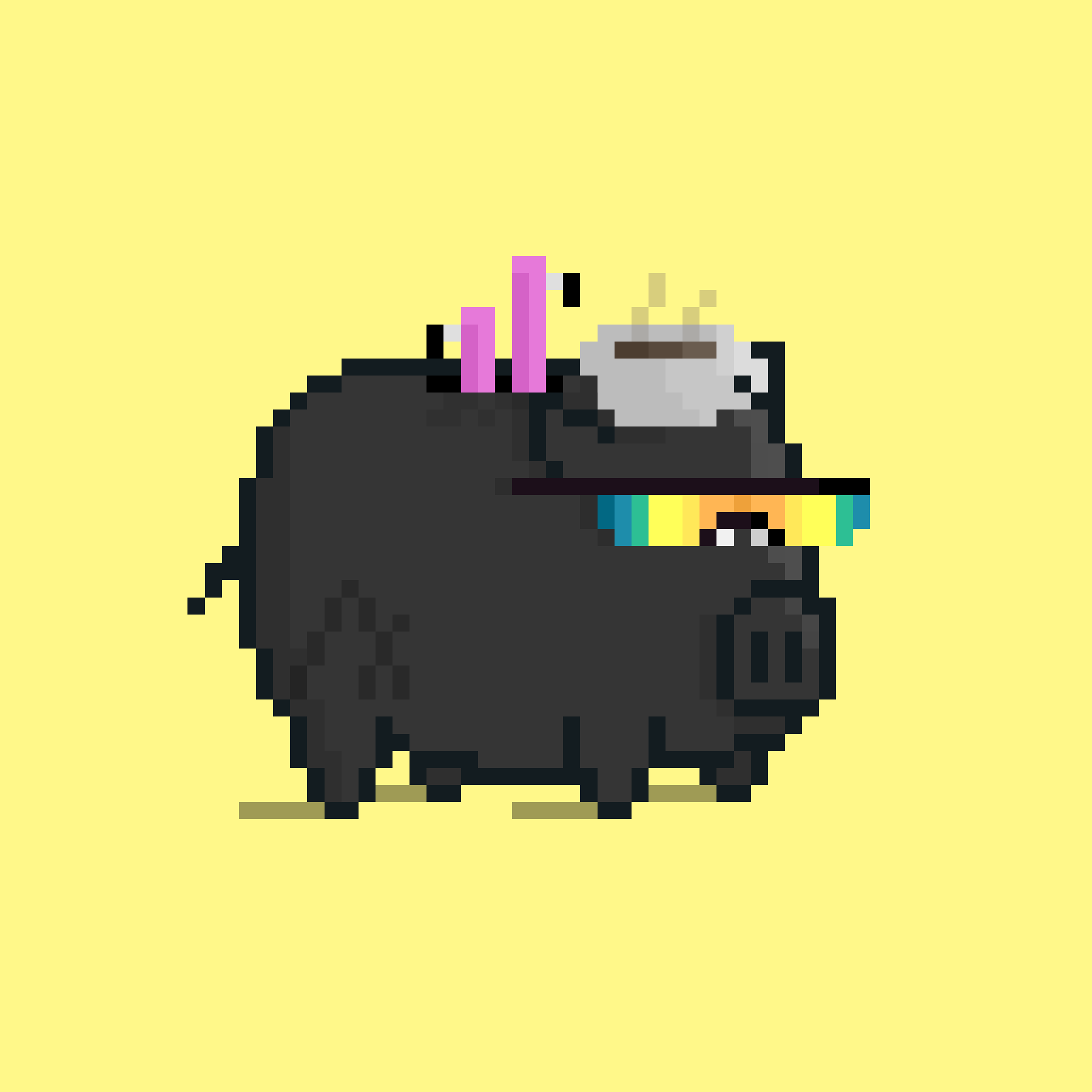 Pixel Pigs #378 NFT on Algorand