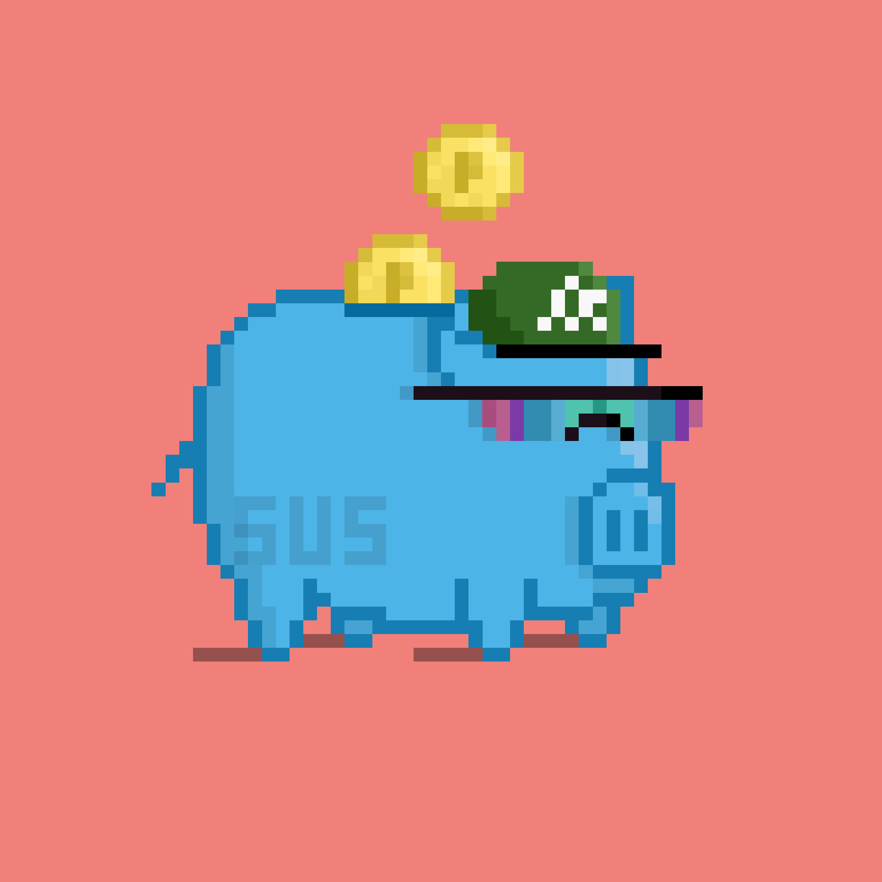 Pixel Pigs #383 NFT on Algorand