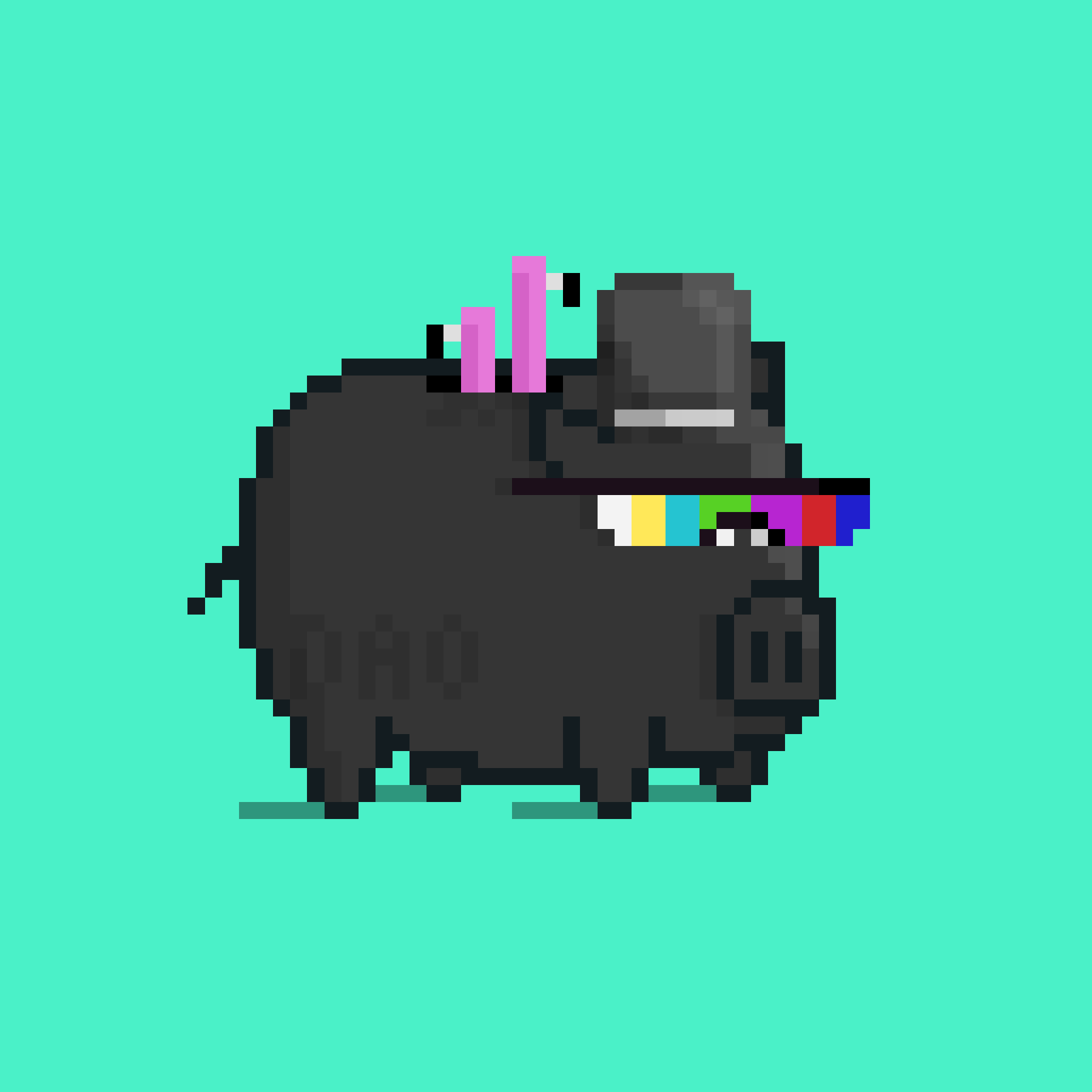Pixel Pigs #447 NFT on Algorand