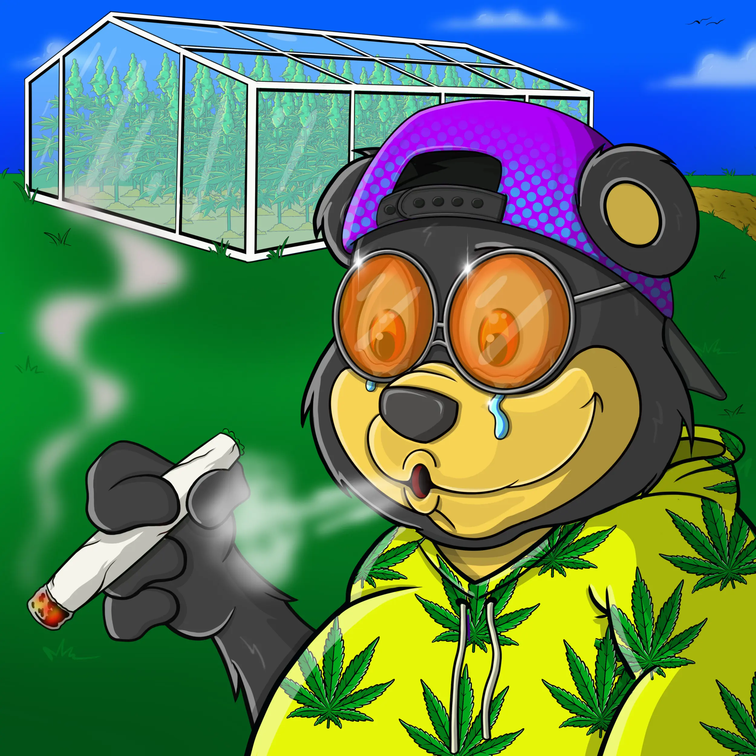 Burnin Bears #1312 NFT on Algorand