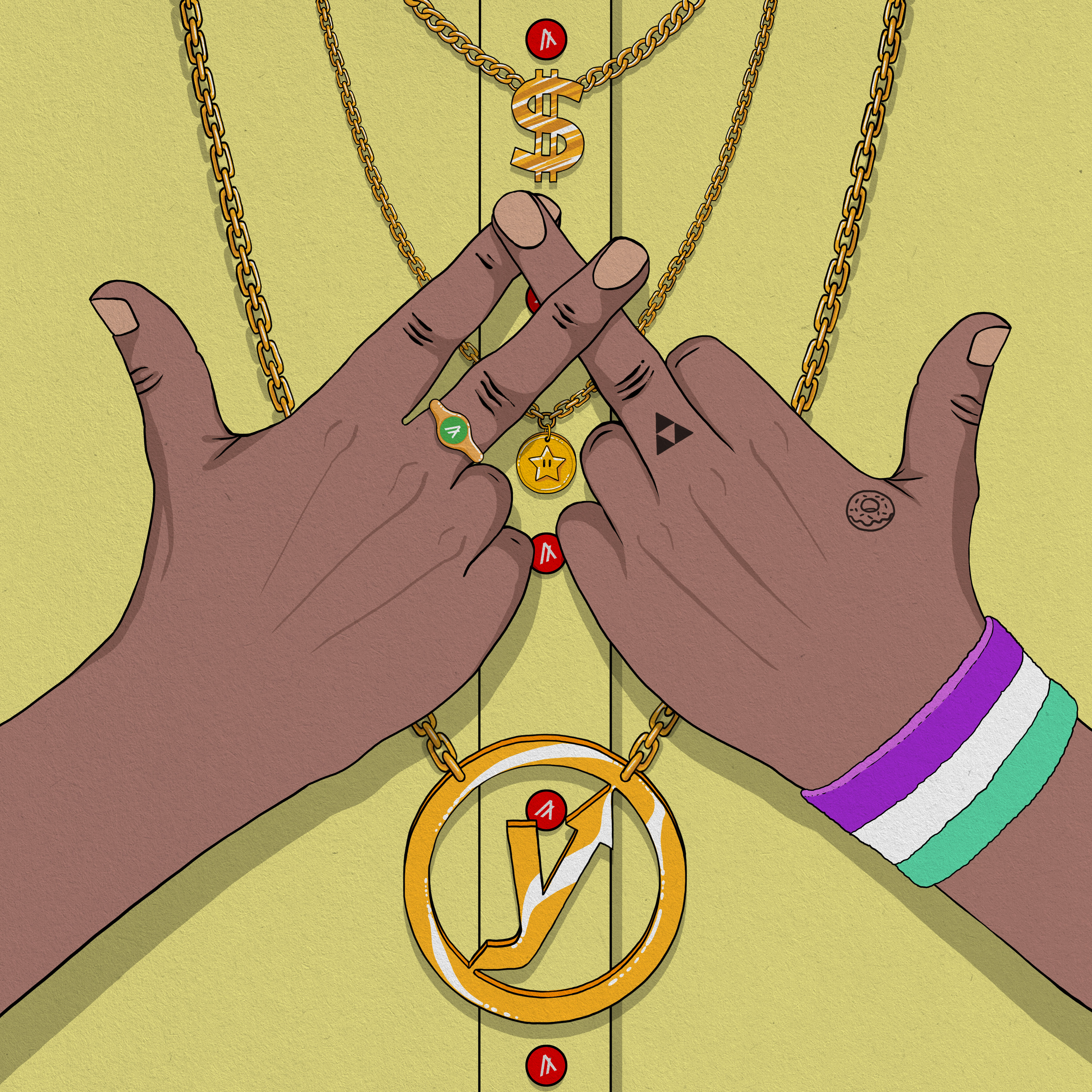Algo Hands #0077 NFT on Algorand