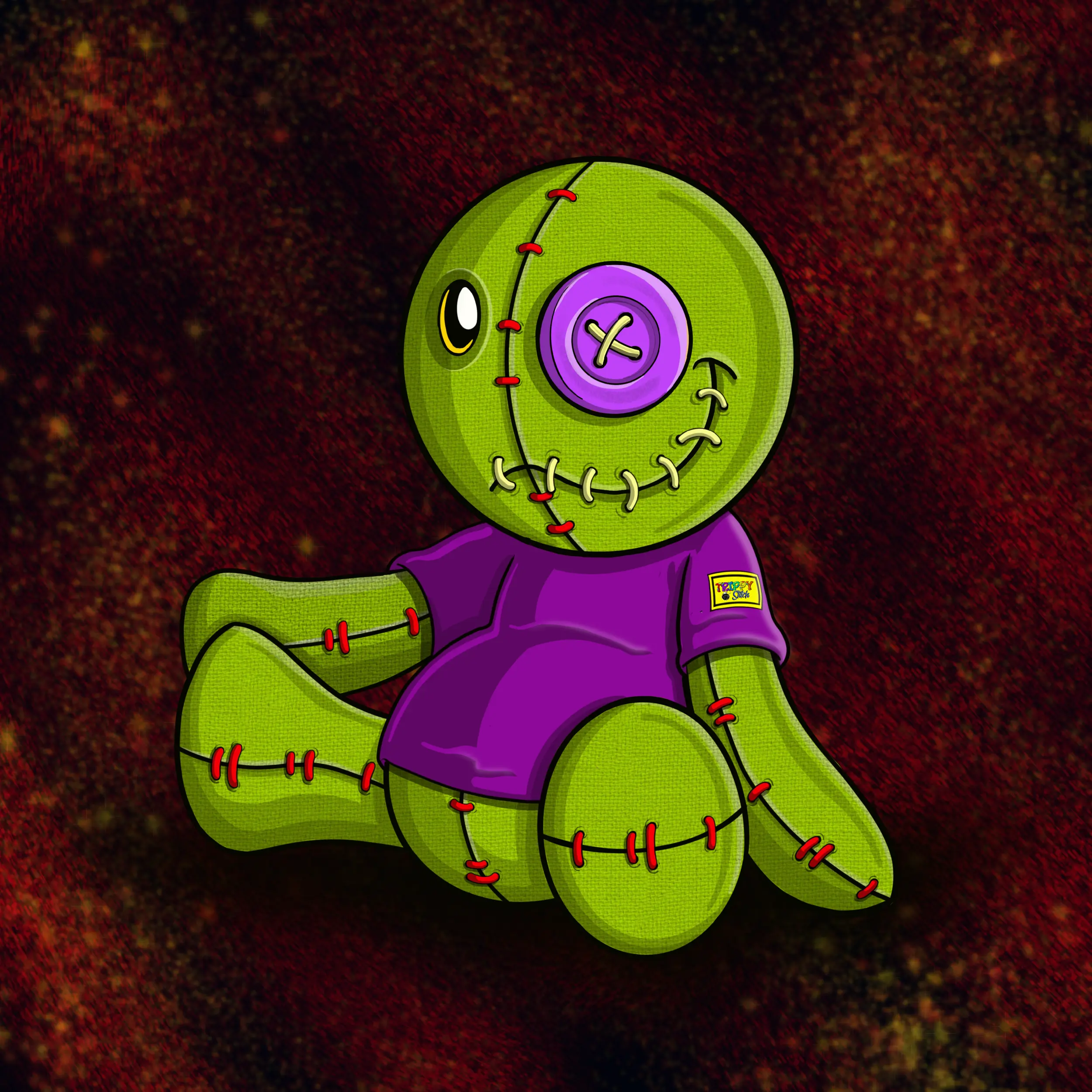 Trippy Stitch #58 NFT on Algorand