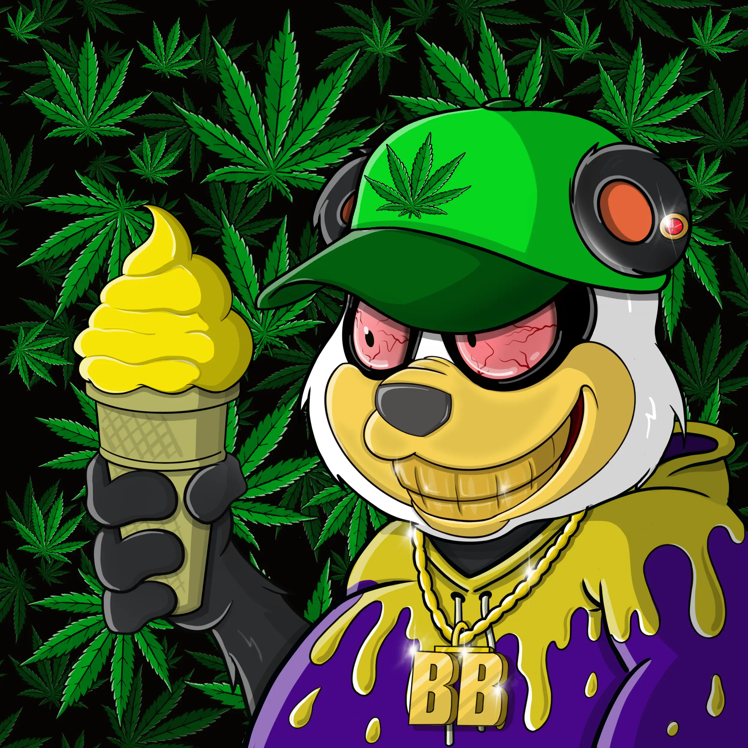 Burnin Bears #1758 NFT on Algorand