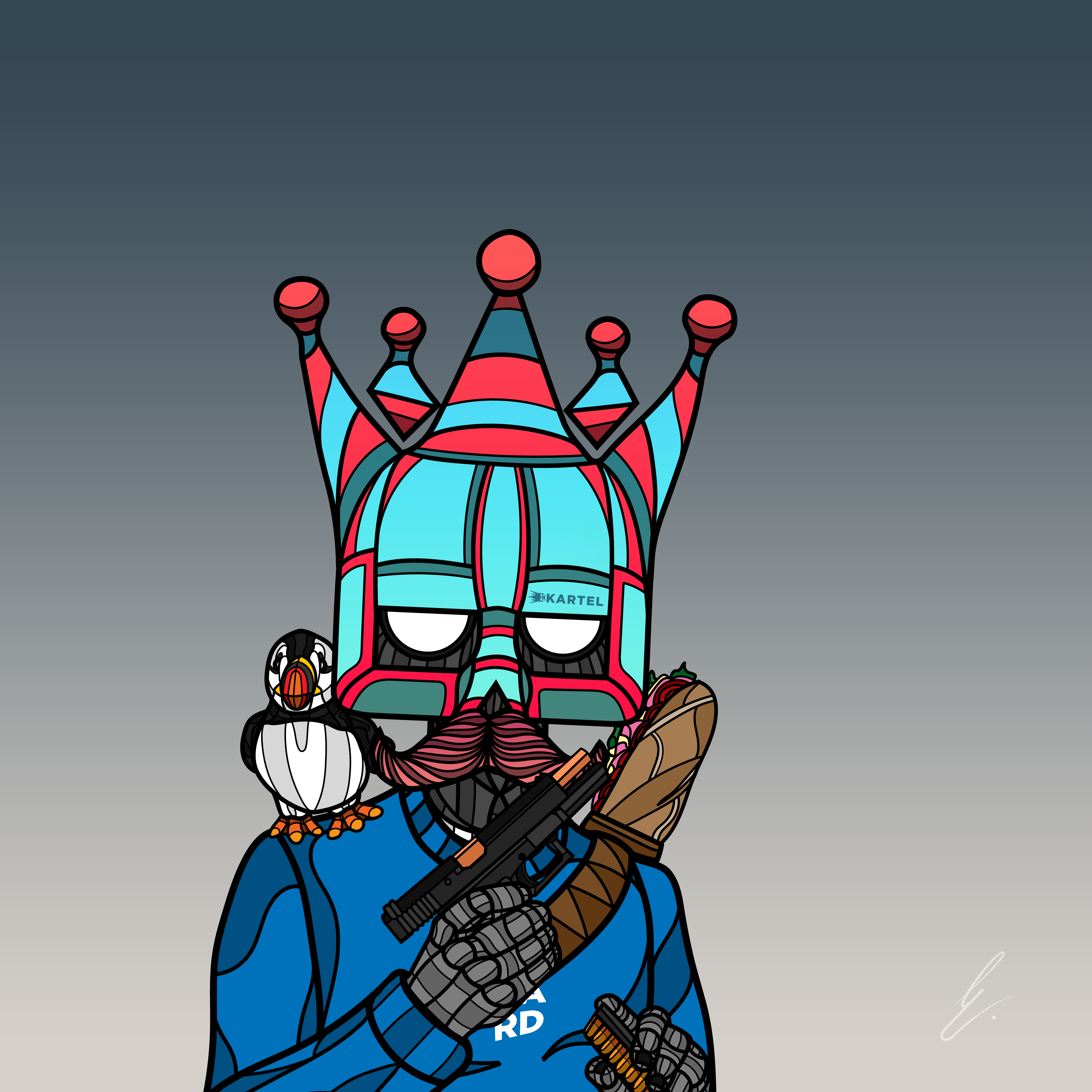 B-KARTEL: SQUADDIES #1741 NFT on Algorand