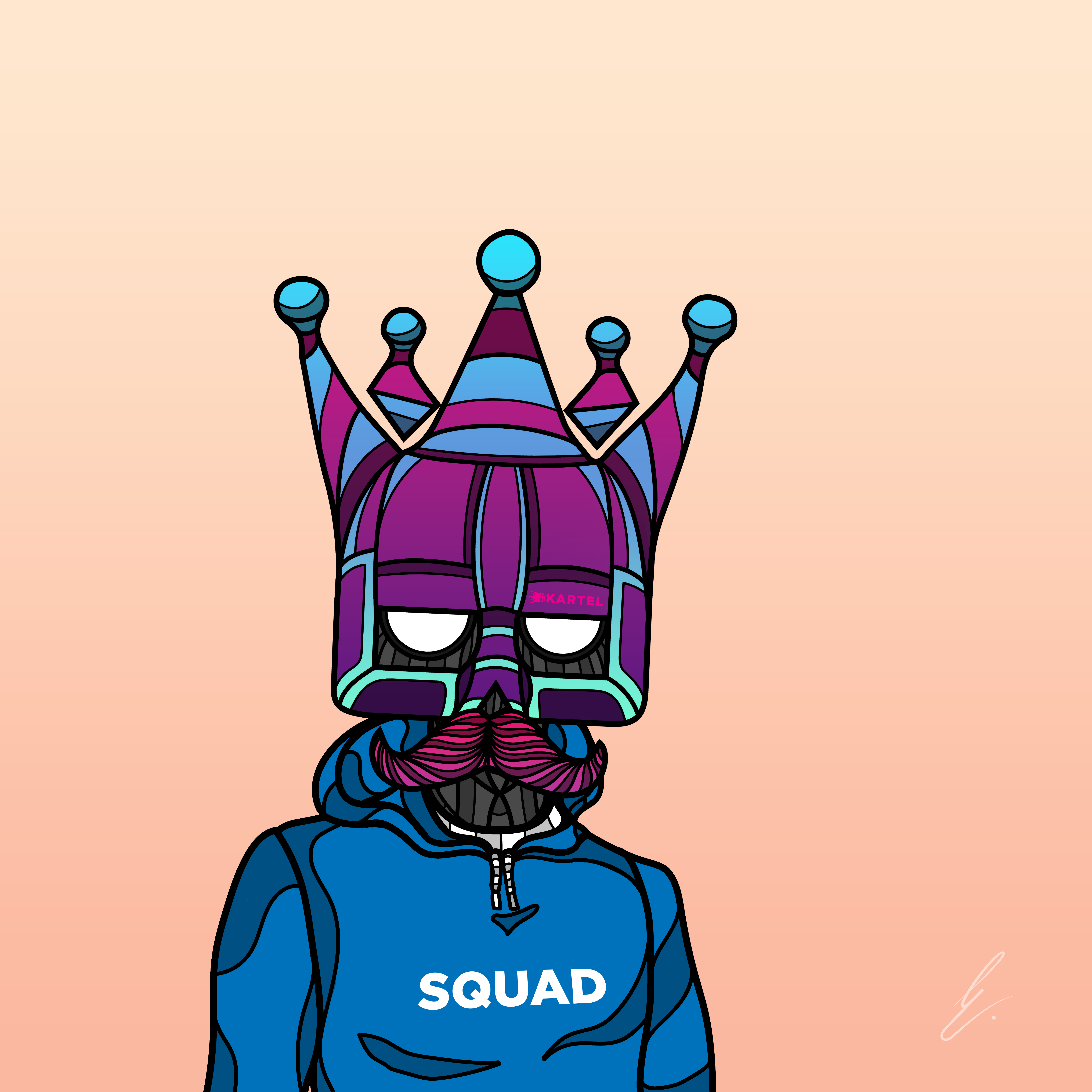 B-KARTEL: SQUADDIES #1757 NFT on Algorand