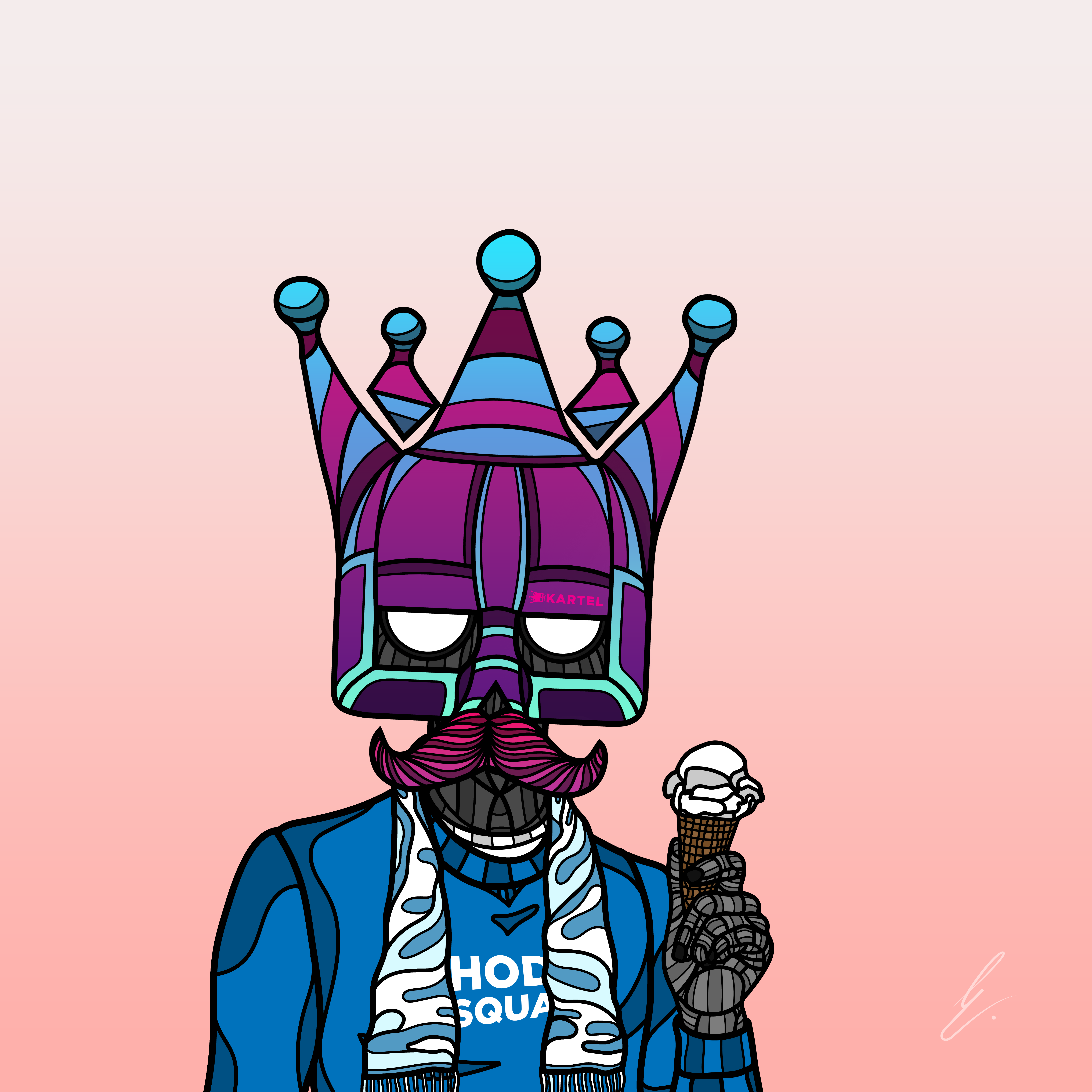 B-KARTEL: SQUADDIES #1758 NFT on Algorand