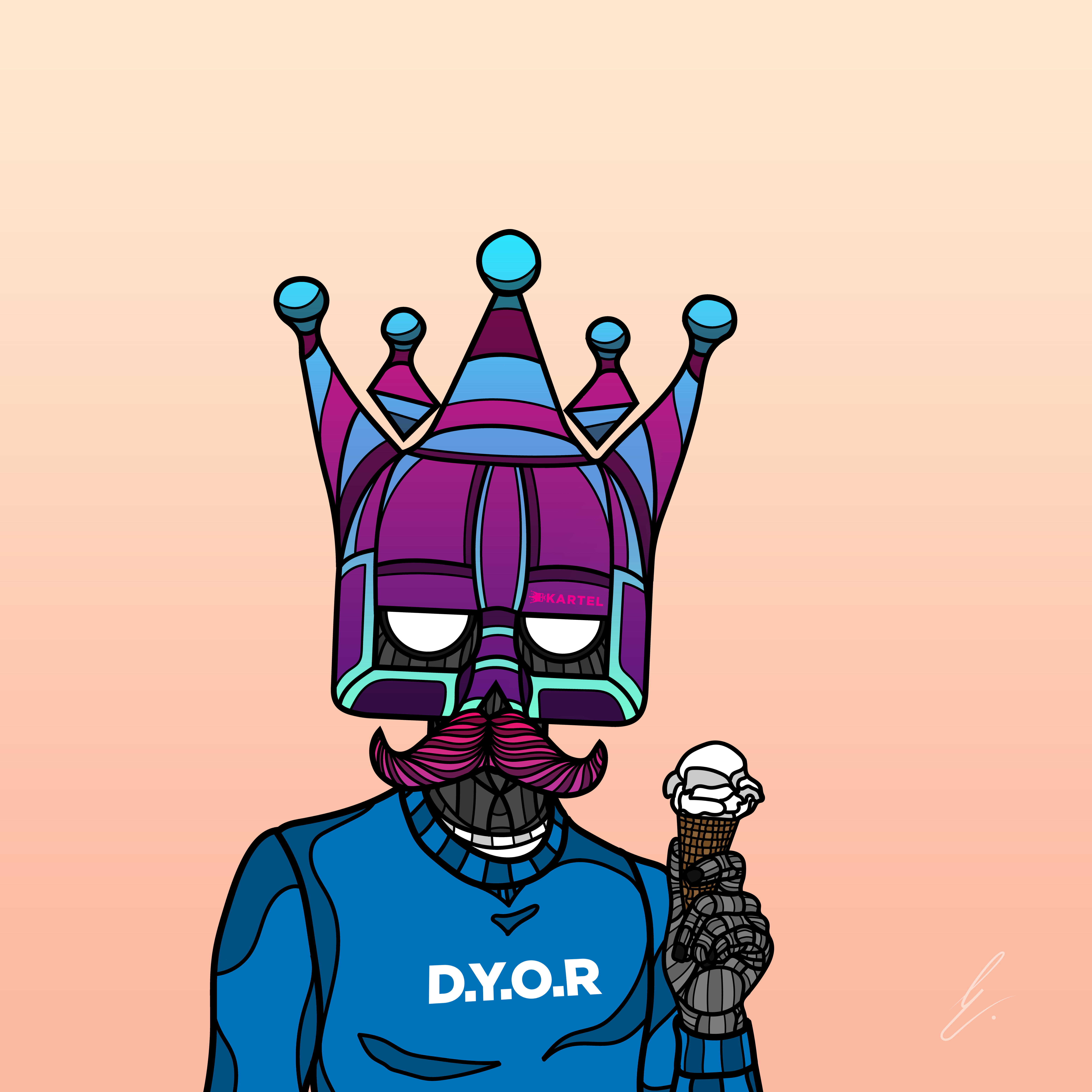 B-KARTEL: SQUADDIES #1980 NFT on Algorand