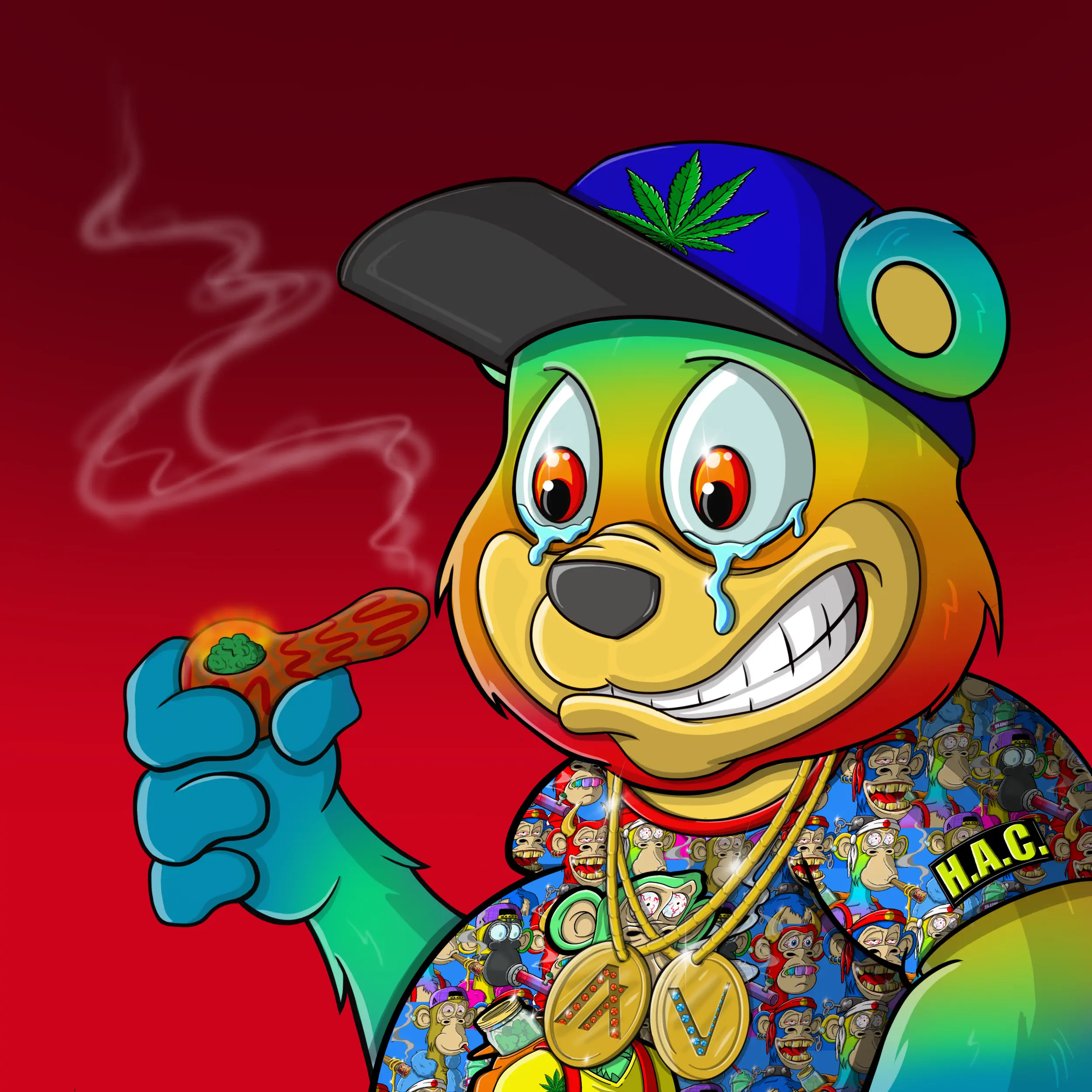 Burnin Bears #2037 NFT on Algorand