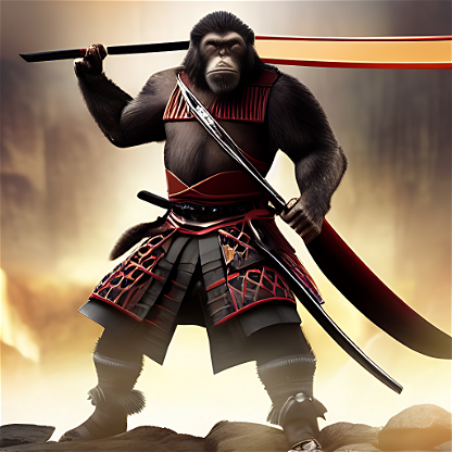 Samurai Ape #25