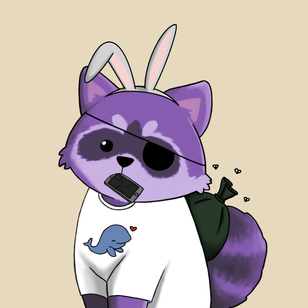 Raccoon #459 NFT on Algorand