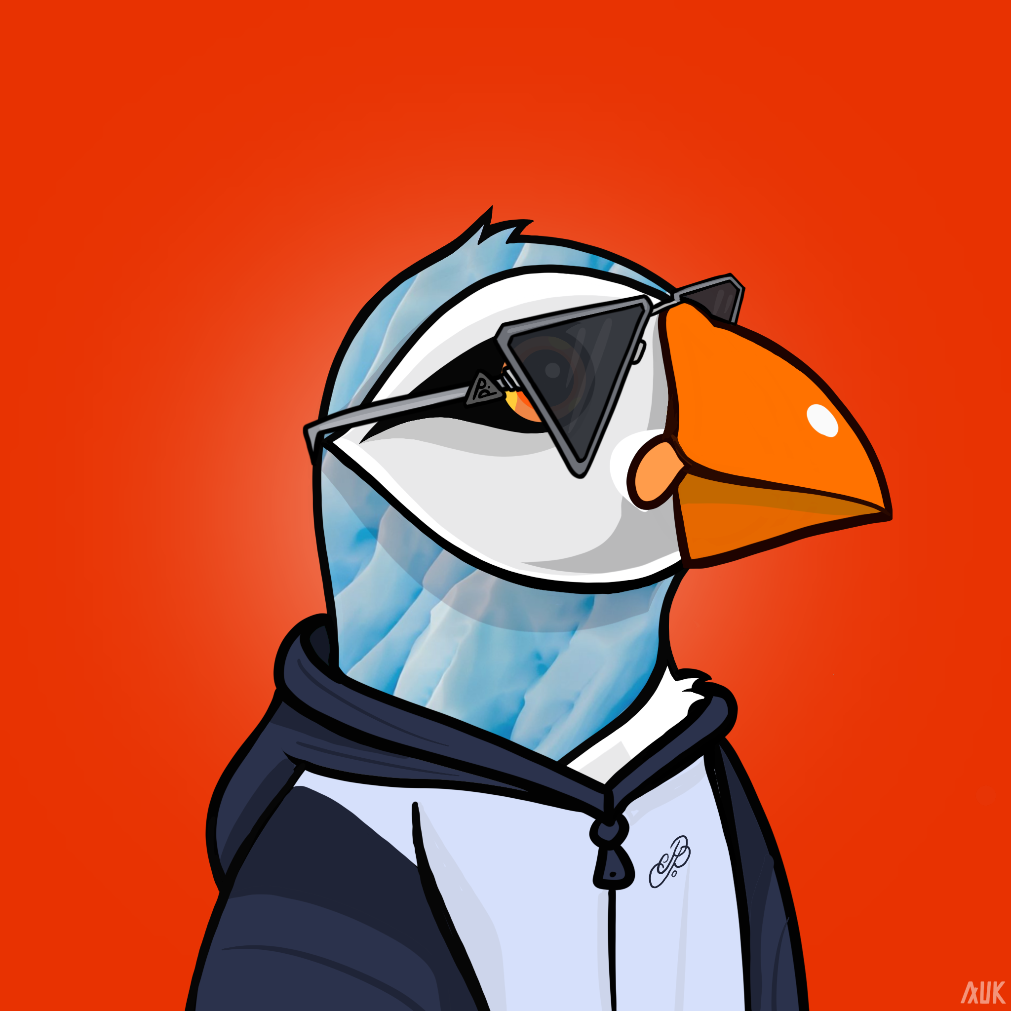 Poppin Puffins #9508 NFT on Algorand