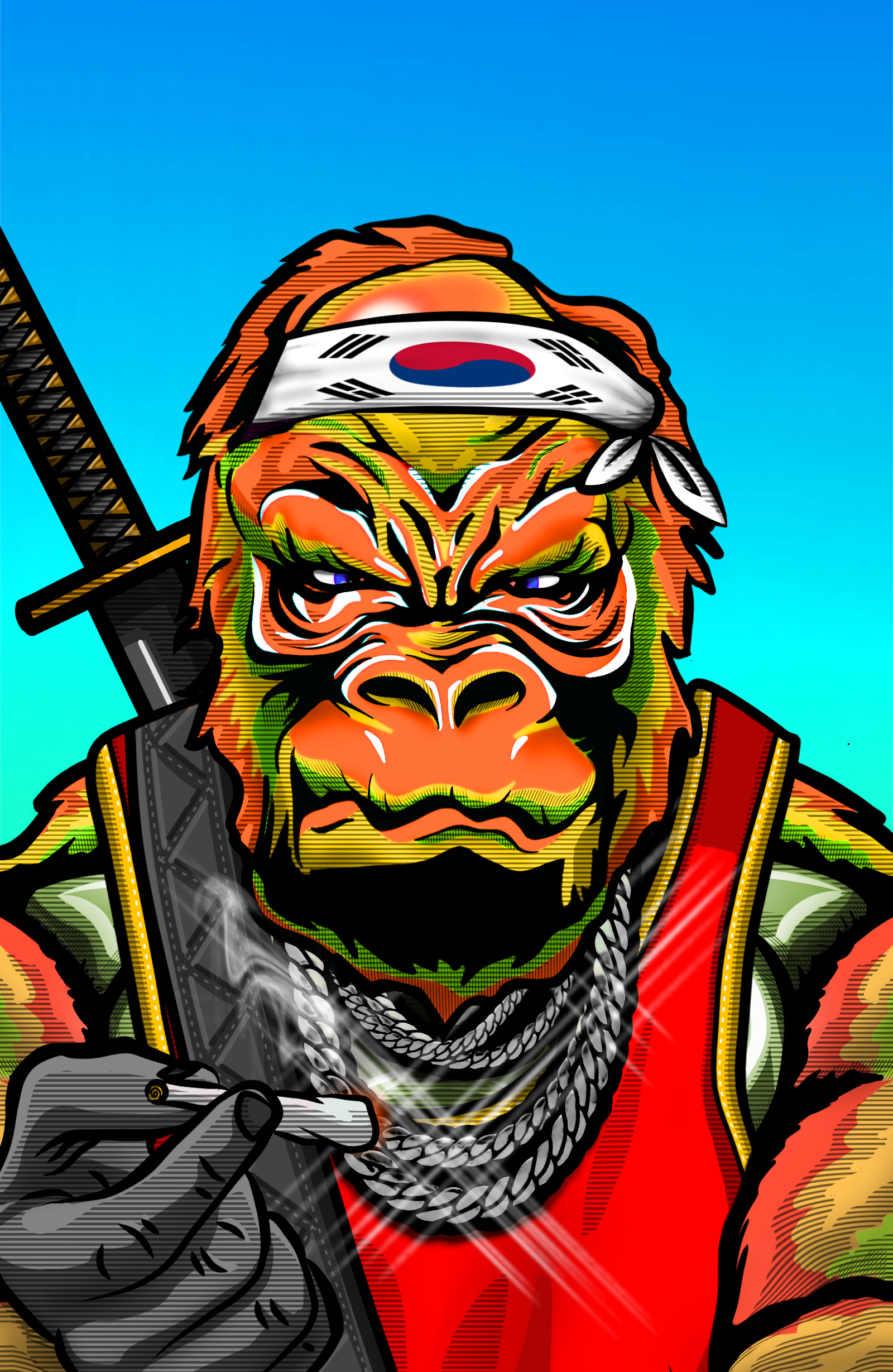 Gangster Gorilla 690 NFT on Algorand