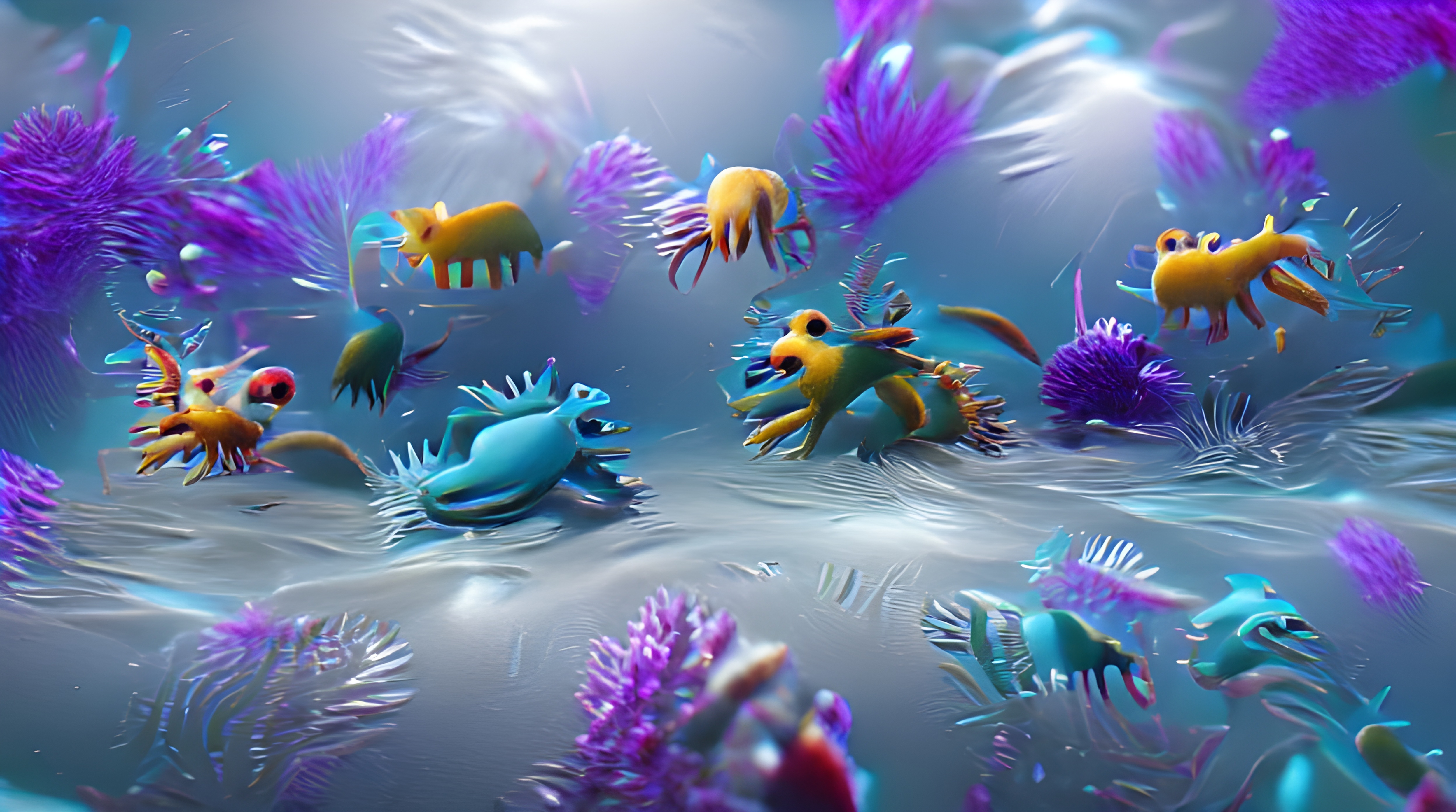 UnderWater Sea Creatures 3D NFT on Algorand