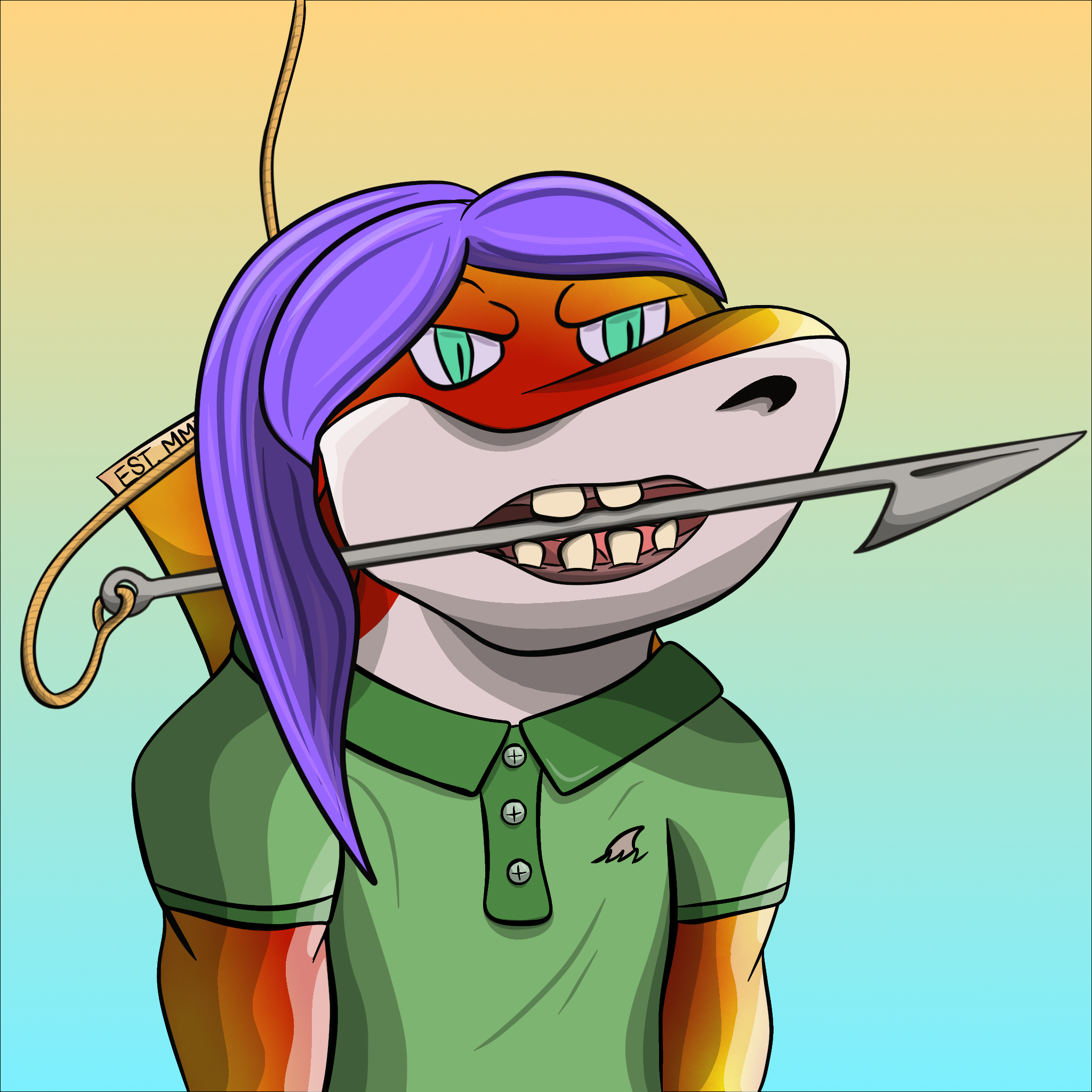 SavageShark #1996 NFT on Algorand