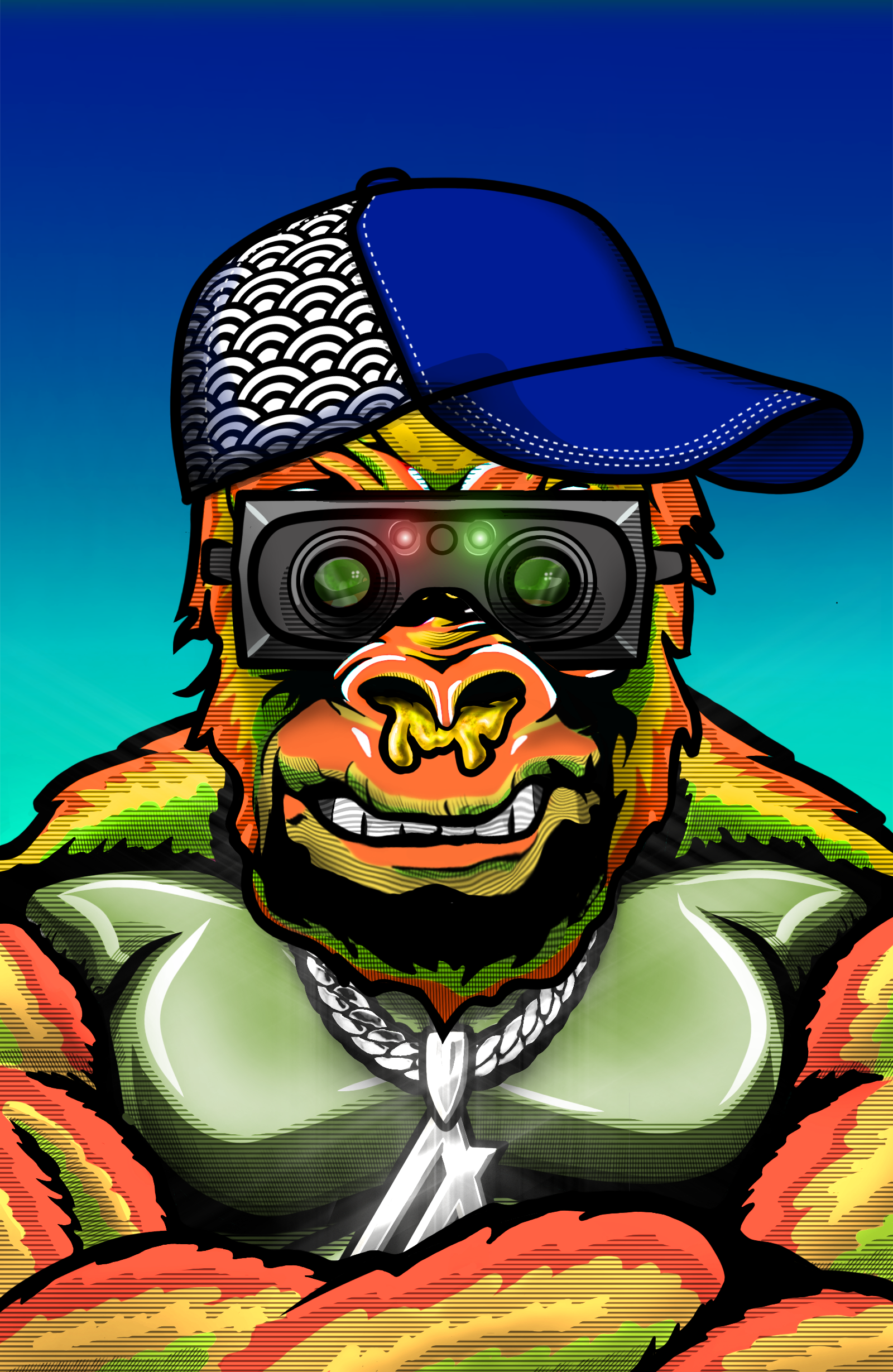 Gangster Gorilla 736 NFT on Algorand