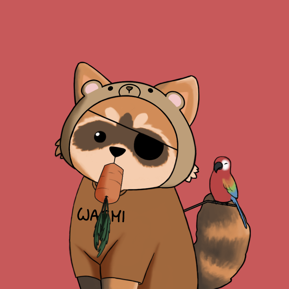 Raccoon #518 NFT on Algorand
