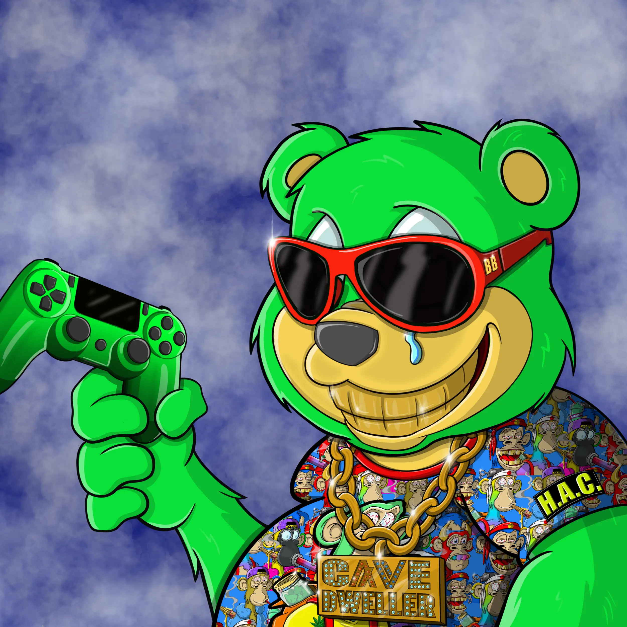 Burnin Bears #155 NFT on Algorand
