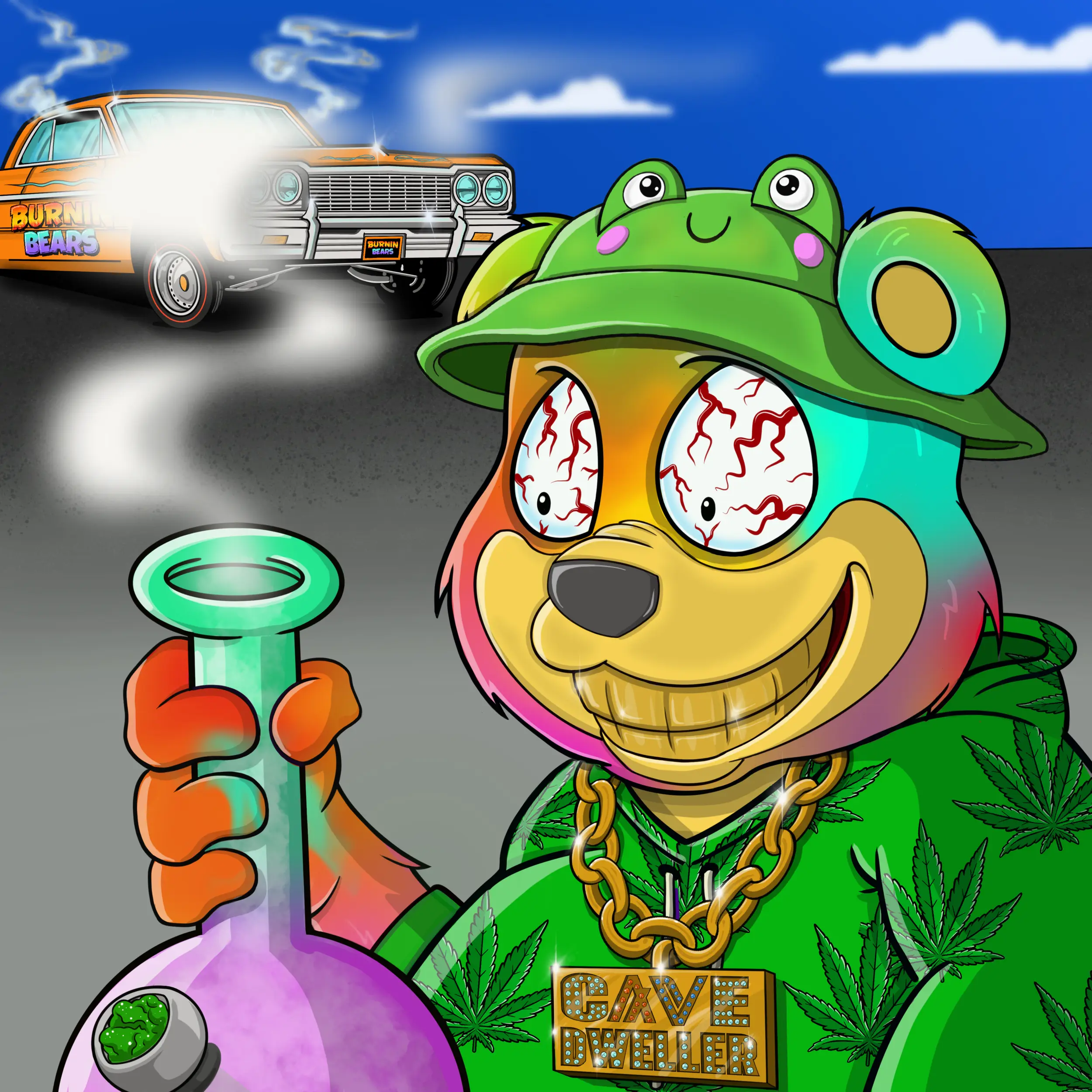 Burnin Bears #599 NFT on Algorand